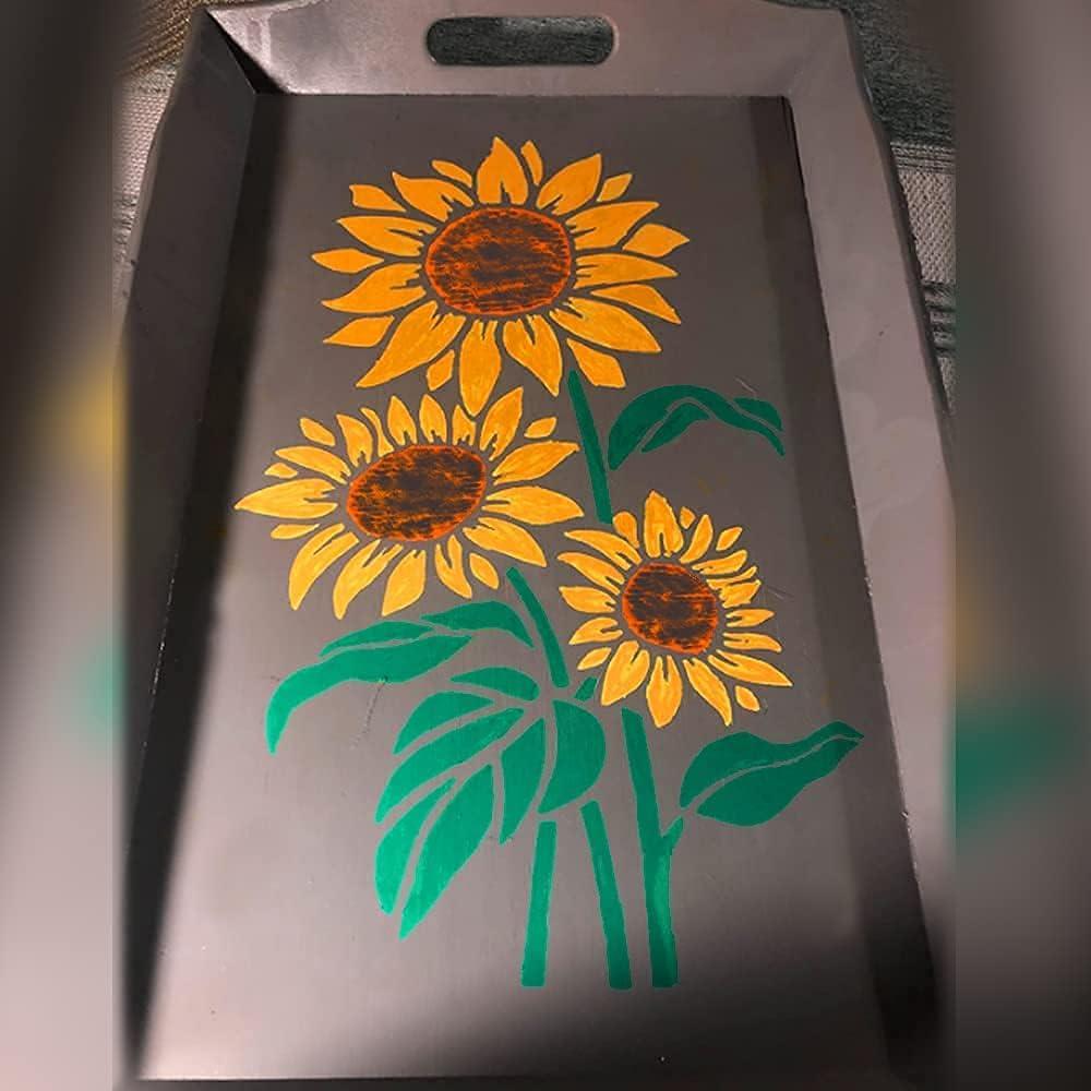 Easy Flower Stencil Painting For The Non-Artist
