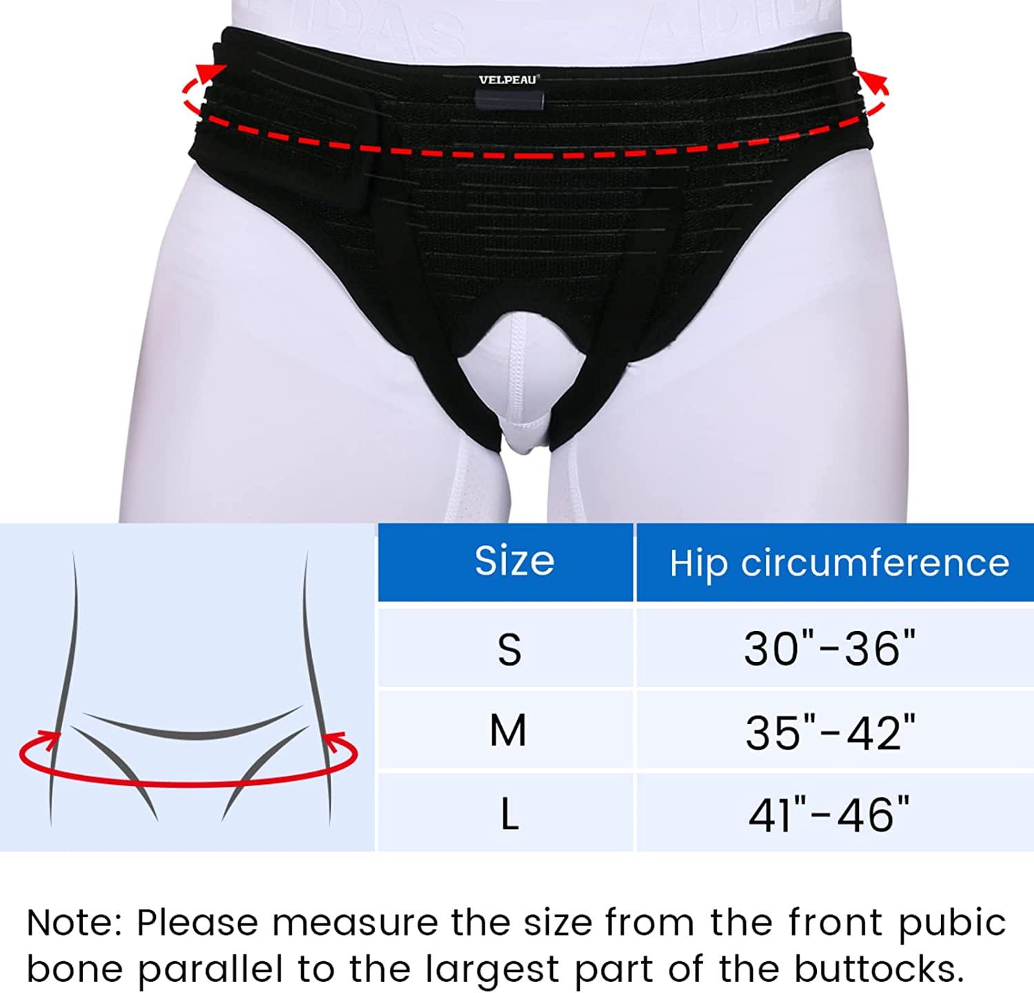 Hernia Truss Belt for Double Inguinal Support Hernia Belt for Men & Women  Recovery Strap with Removable Compression Pads Post Surgery Support Truss