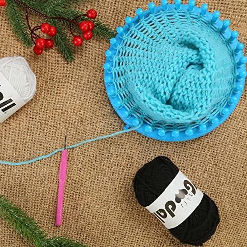 5 Pieces Round Knitting Loom Hook Set DIY Wool Yarn for Beginners Circular Knitting  Loom Set for Hat DIY Maker Knit Pants - AliExpress