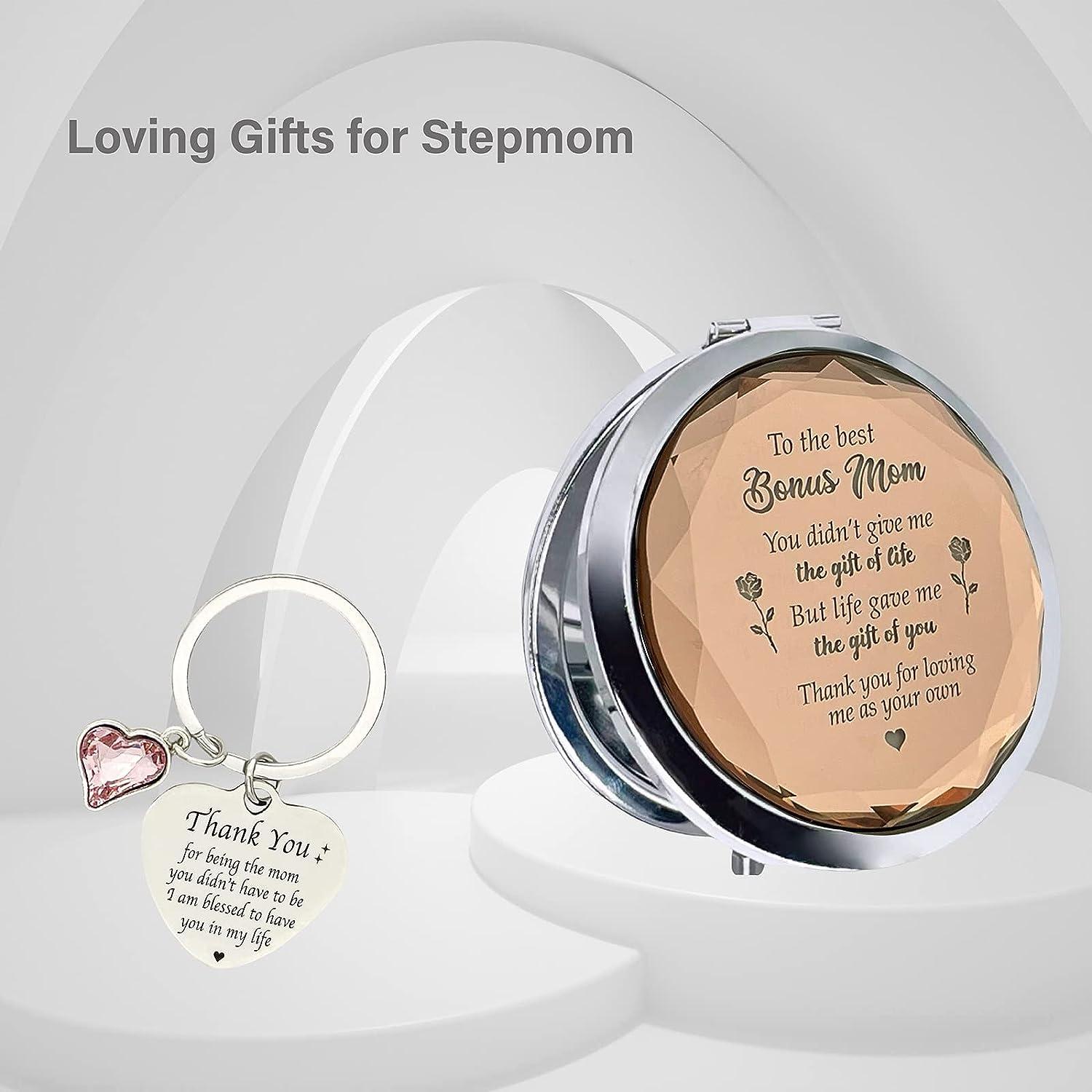 MALLAbyLAMMA Gift for Stepmom Stepmom Compact Mirror Bonus Mom