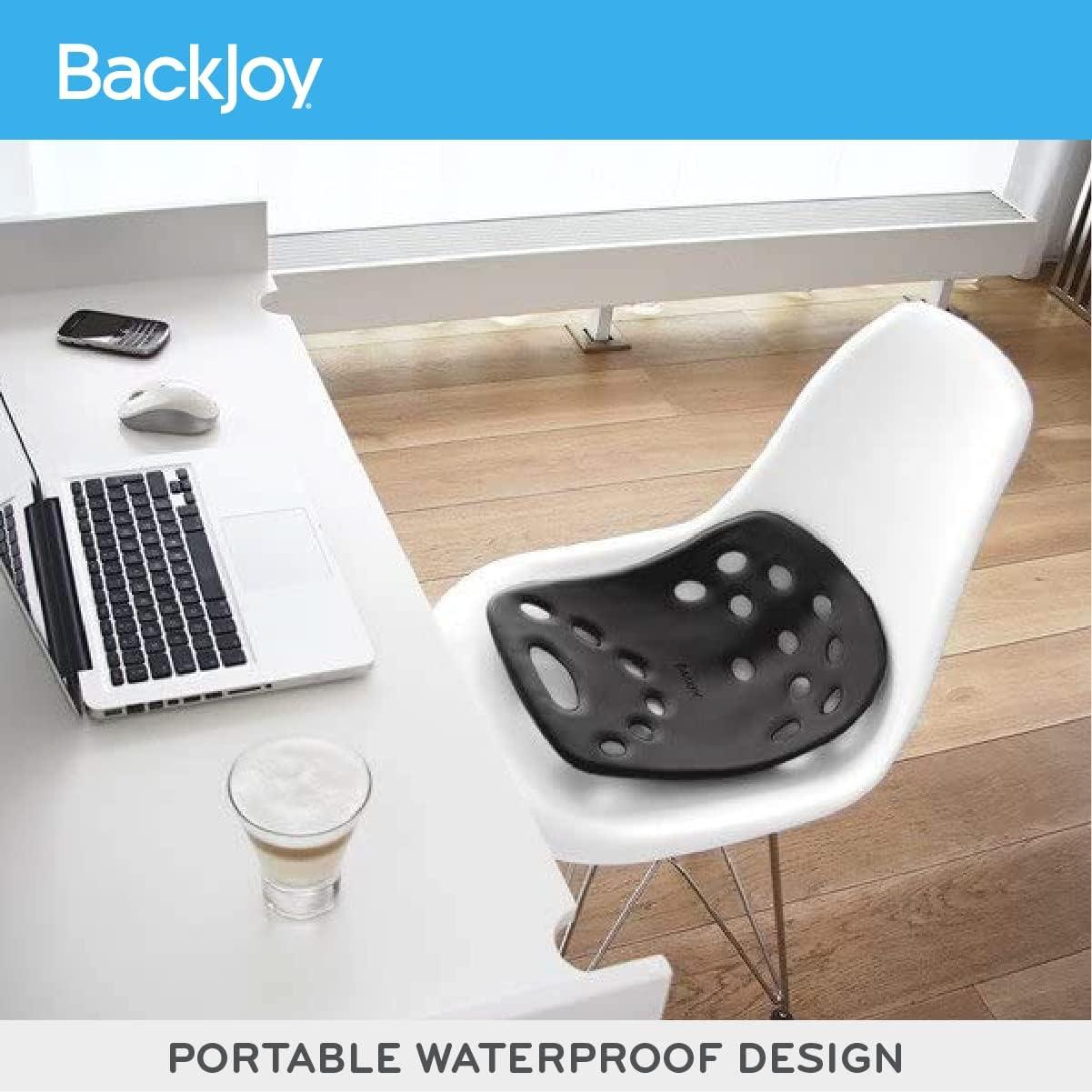 BackJoy Tech Gel Seat Cushion, Designed for Lower Back Pain, Improve  Posture, For Car Seats, Office/Hard Surface/Desk Chairs, Outdoor Surfaces,  Portable, Lightweight