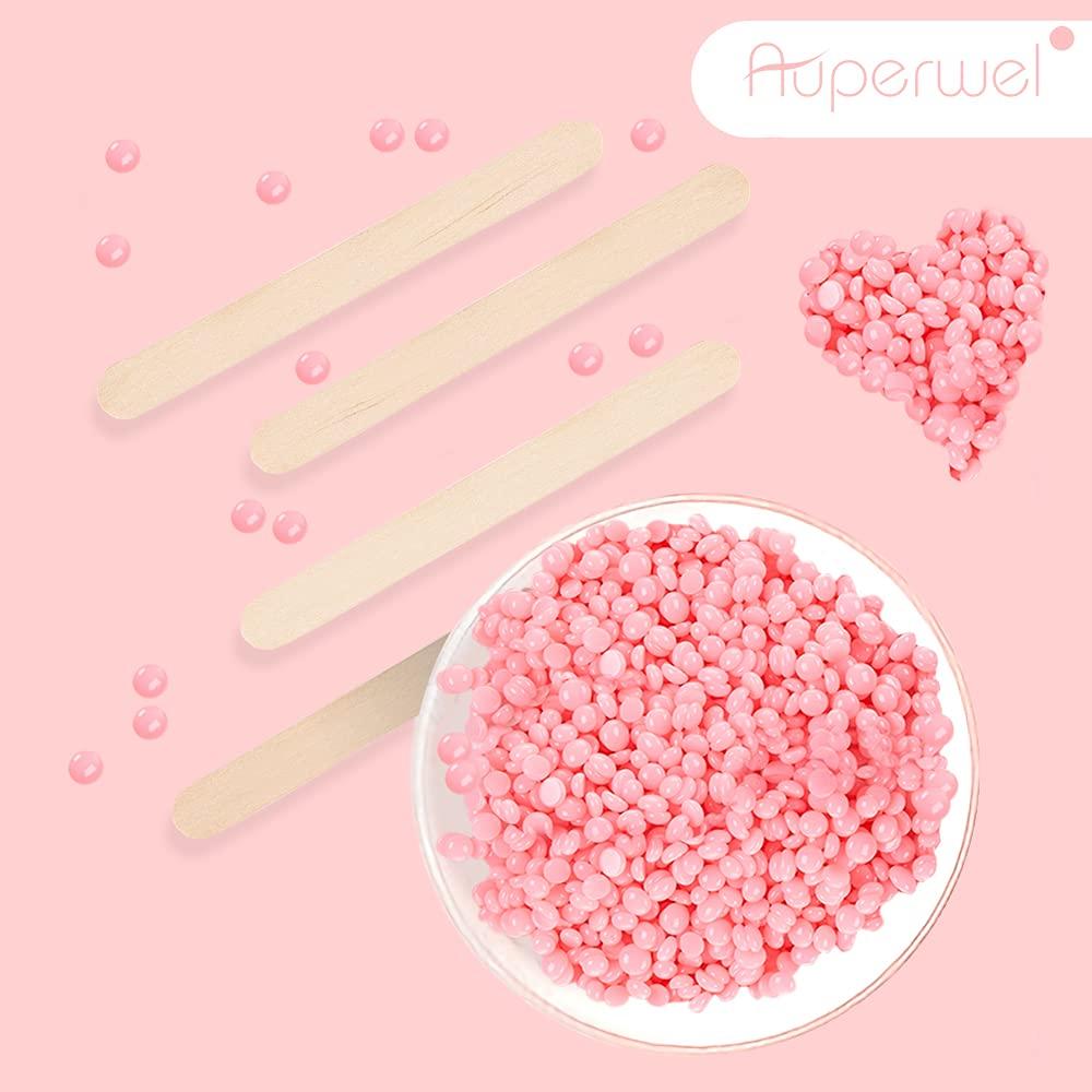 Hard Wax Beads for Hair Removal (300g/10.5oz) Painless Wax Beads - Full  Body Brazilian Bikini Wax Beads with 10pcs Applicators At Home Waxing Beads  for Face Eyebrow Legs Underarms Back Chest Perfect