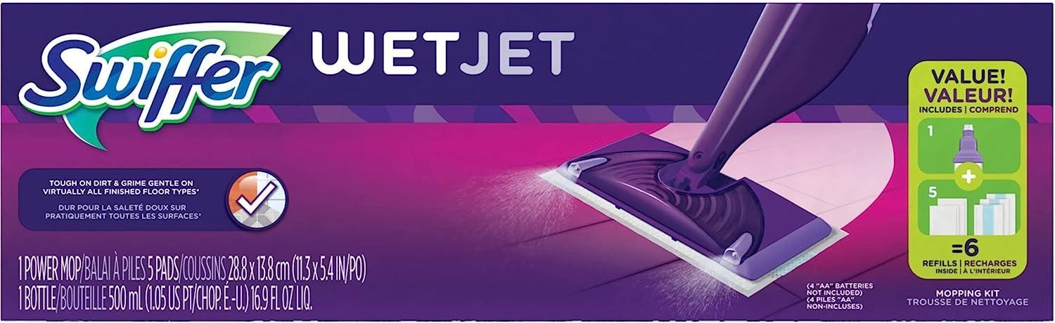 Swiffer WetJet Floor Spray Mop Starter Kit - Purple - NEW in BOX