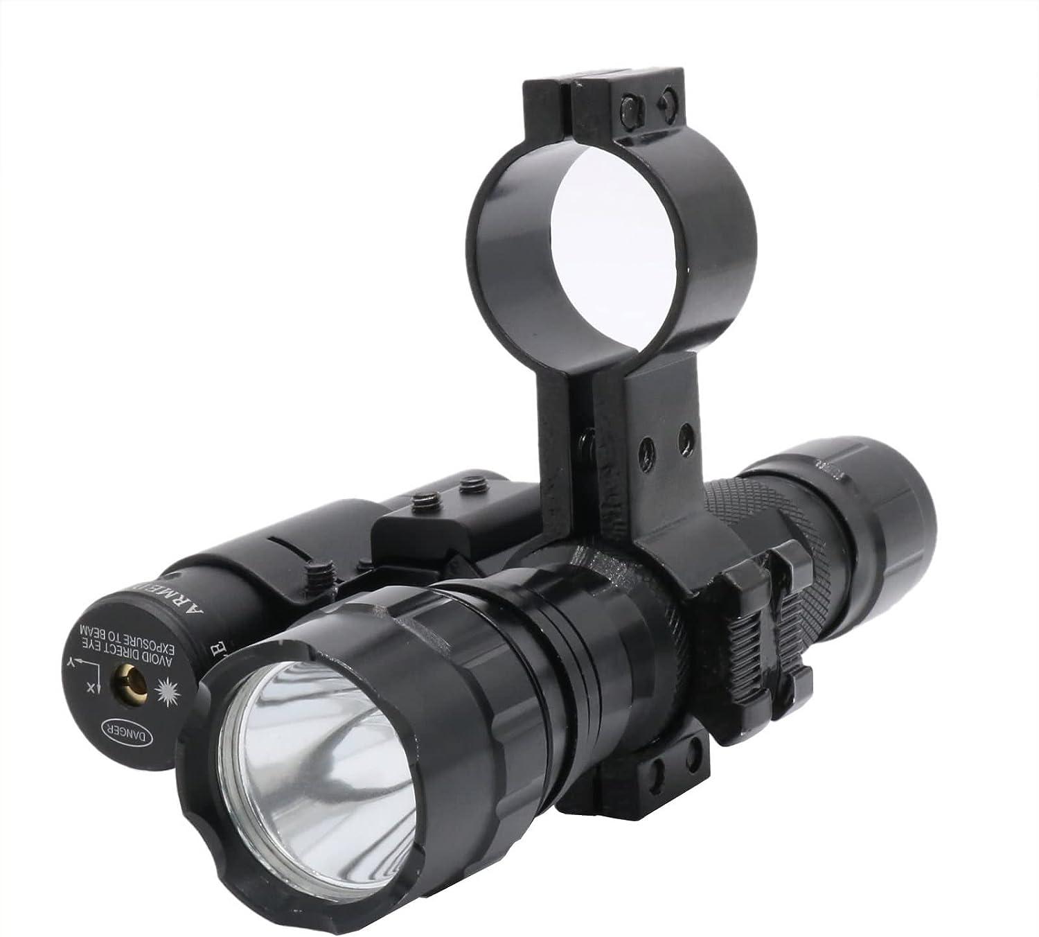 Tactical Flashlight Light Green Dot Rifle Gun Laser Sight Scope