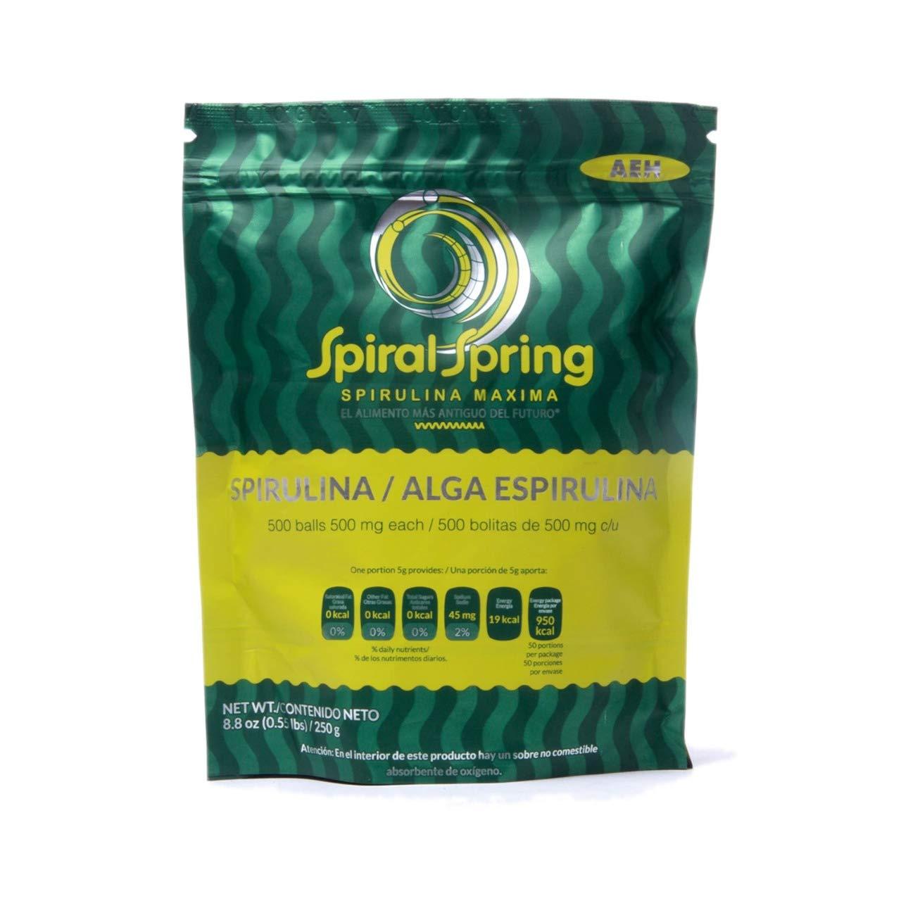 Spiral Spring Spirulina Maxima Tablets -8.8oz 250g