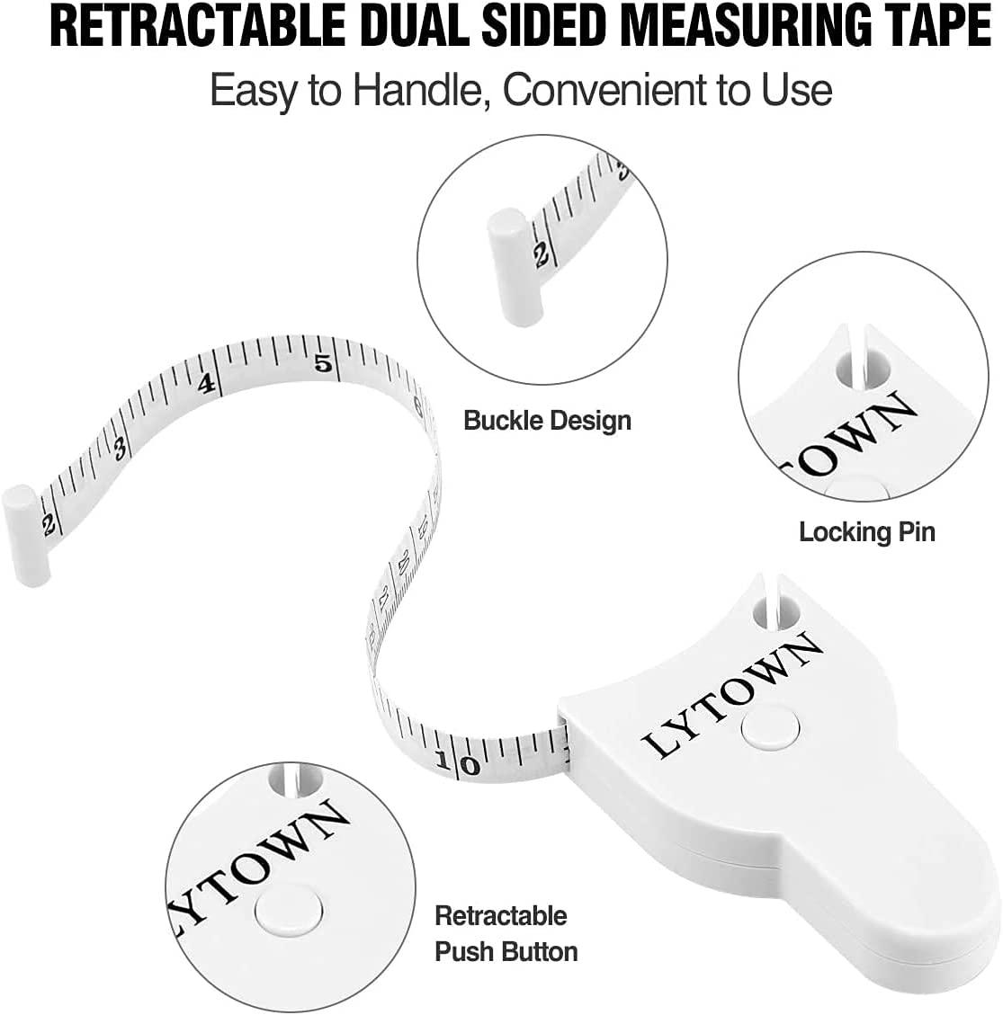 Body Measuring Tape 60in Body Tape Measure Lock Pin and Push