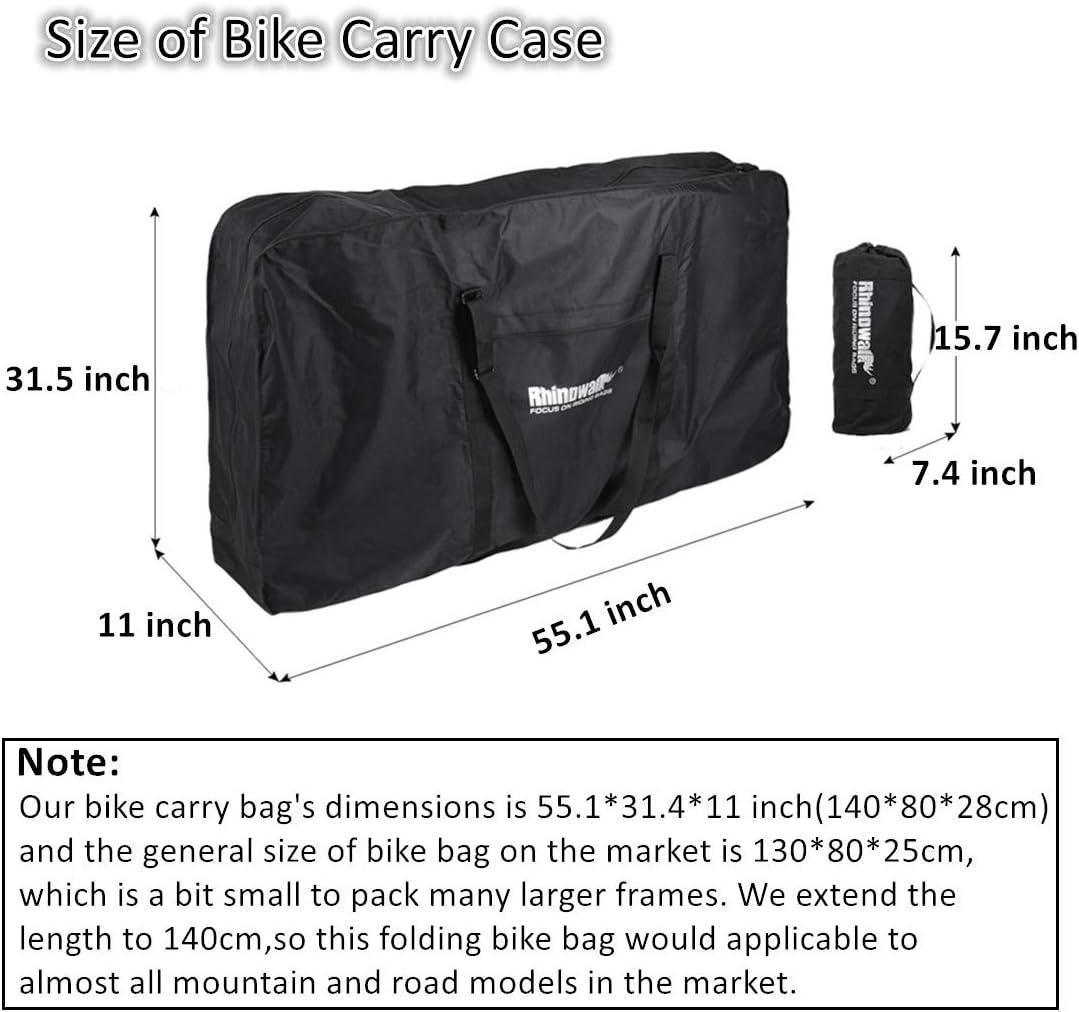Aophire Folding Bike Bag 26 inch to 29 inch Thick Bicycle Travel Case,Bike  Cases for Air Travel,Transport,Shipping