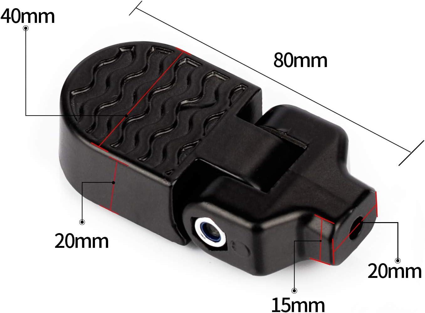 2pcs Bike Rear Foot Pedal Bicycle Foldable Foot Rest For Kids Rear