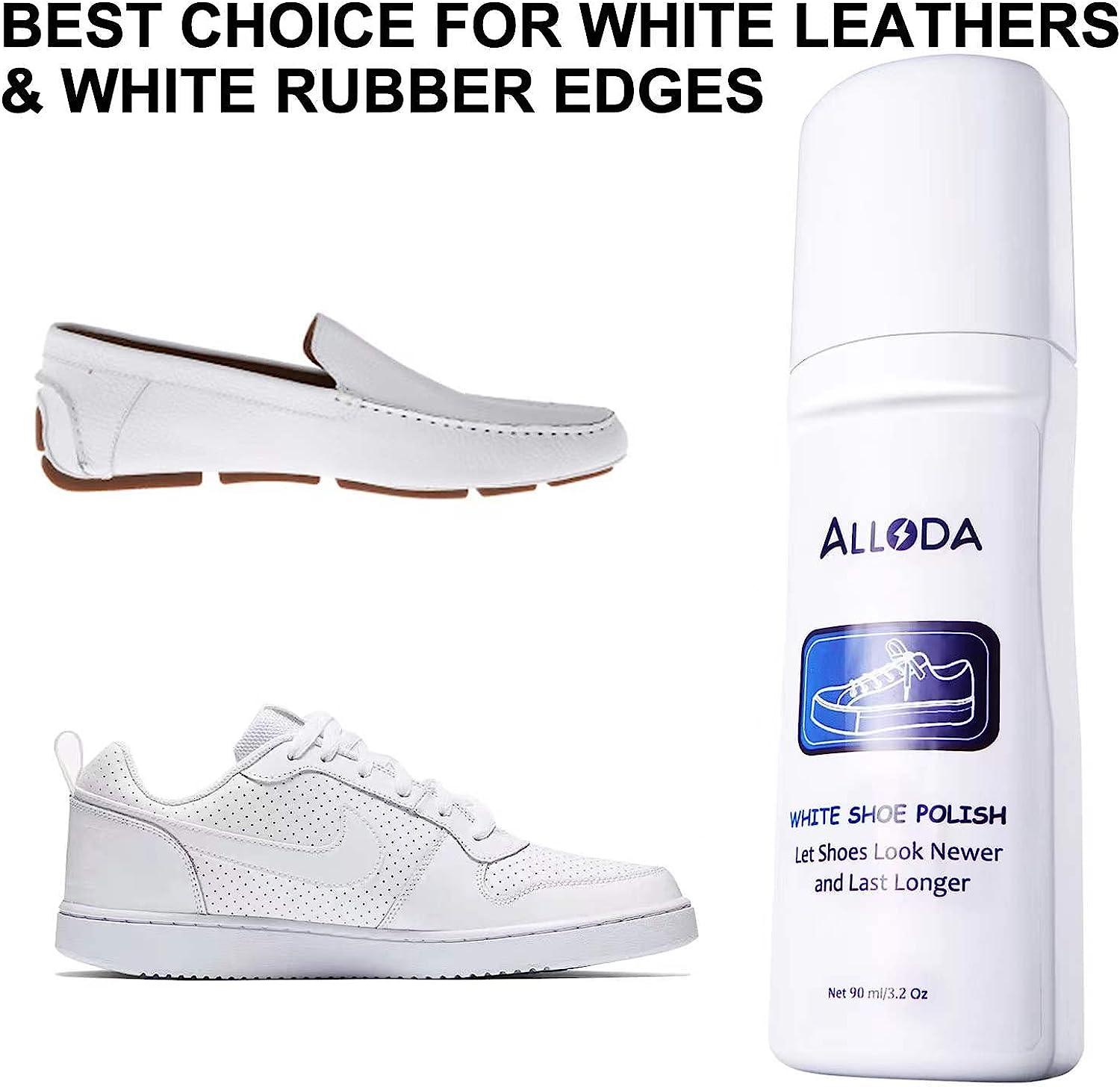 Amazing Shoe Cleaner and Whitener for Leather, Vinyl, Canvas, Nylon and More Scuff Cover to Whiten Leather Sneakers Shoes White Polish Cover to Repair