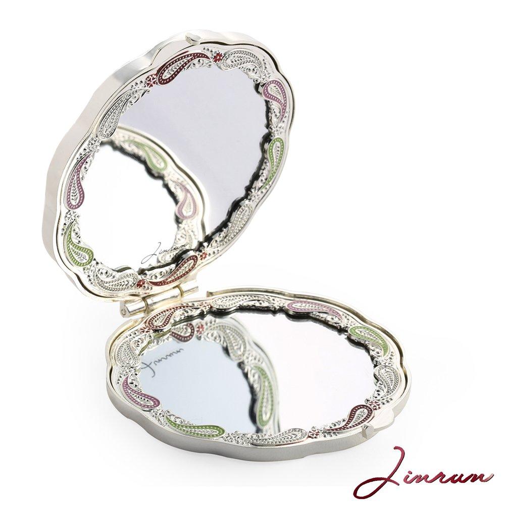 Portable Round Silver Pocket Makeup Mirror Case Compact Pocket Purse For  Weddings And Favors From Whitney, $1.45 | DHgate.Com