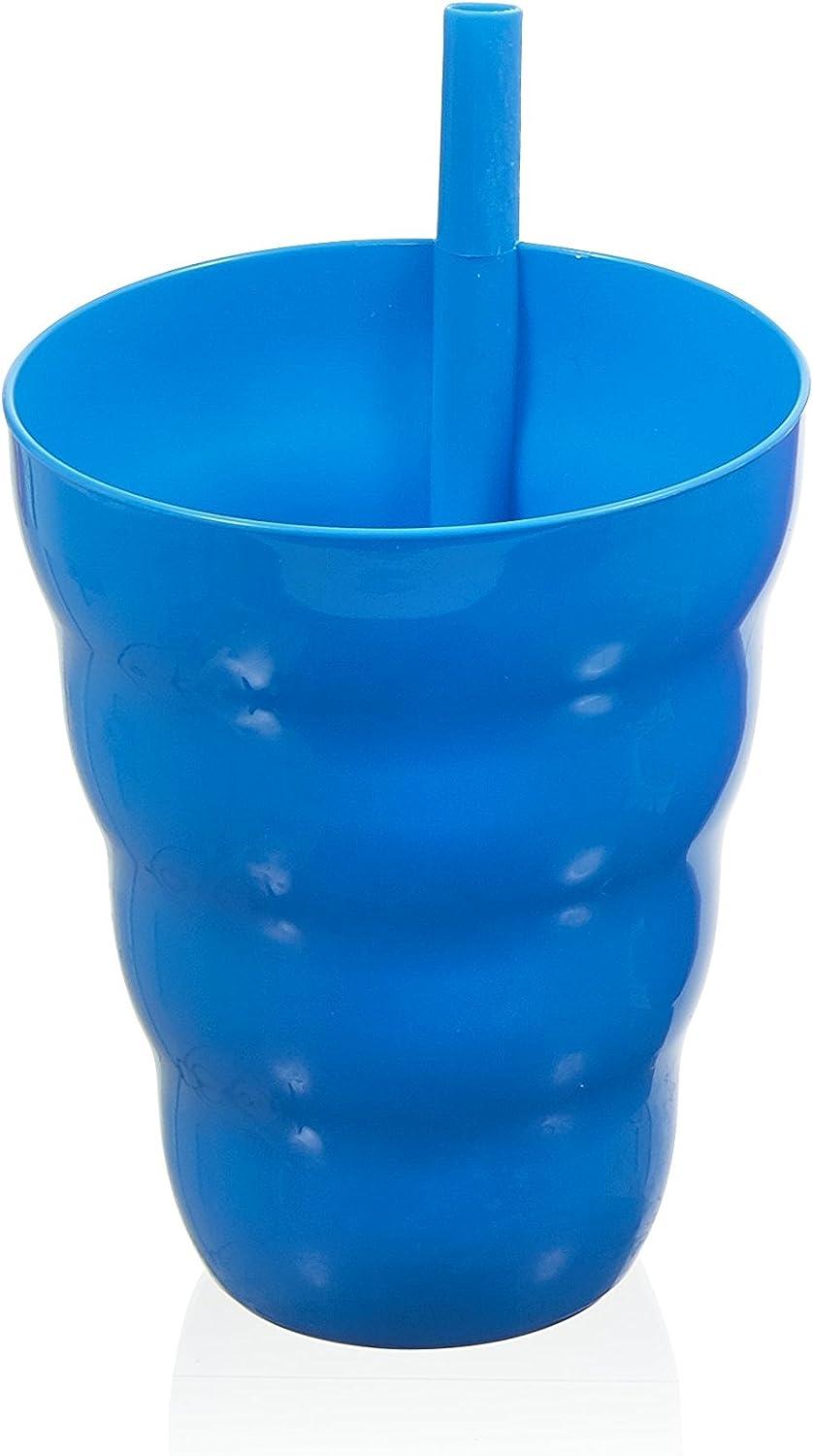 Cup with Built-In Straw
