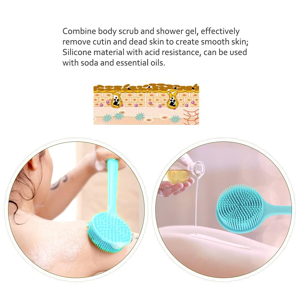 Body Bath Brush Silicone Soft Cleaning Bath Body Brush Skin