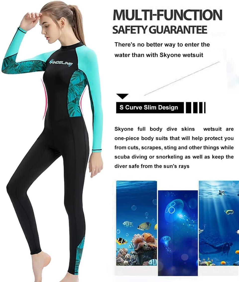 Women One Piece Swimsuit Full Body Swimwear Uv Protection Surfing
