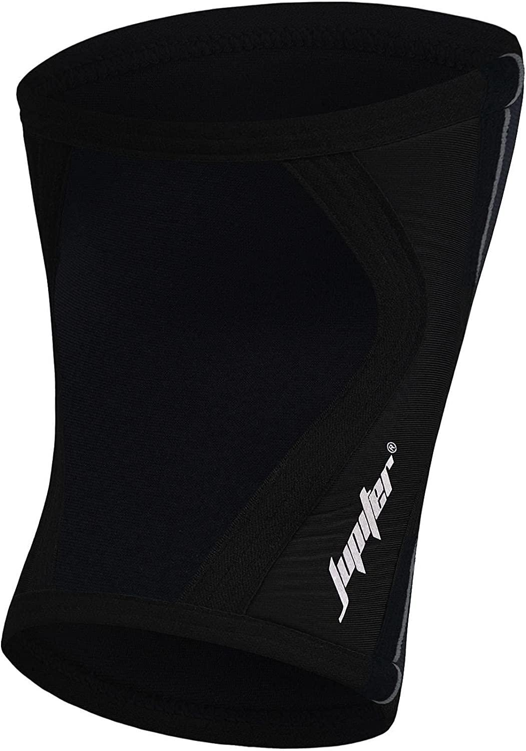 Knee Sleeves & Compression Brace (1 Pair) With Gym Bag - IPF Approved - for  Squats, Fitness, Weightlifting, and Powerlifting - Gymreapers 7MM Sleeve