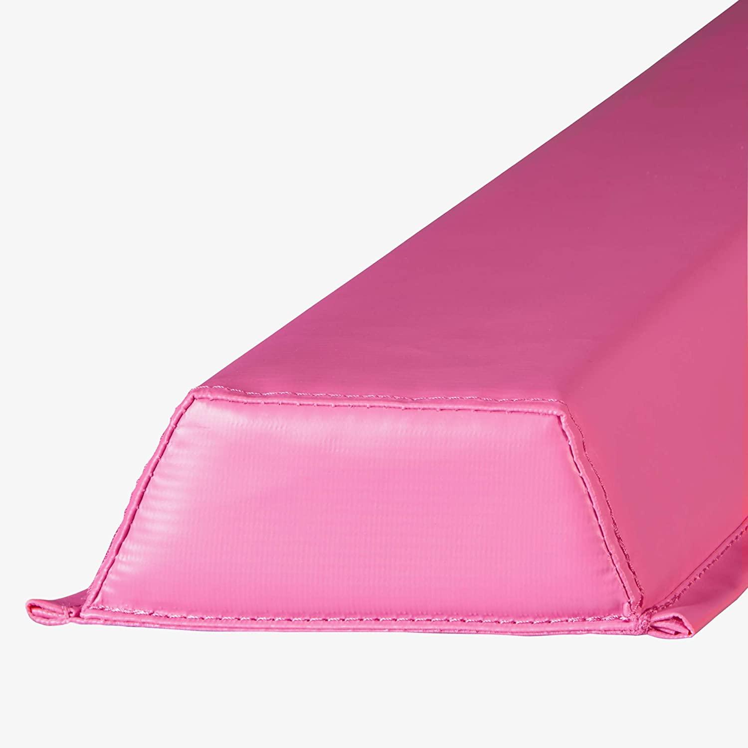 We Sell Mats 9' Folding Floor Balance Beam - Pink