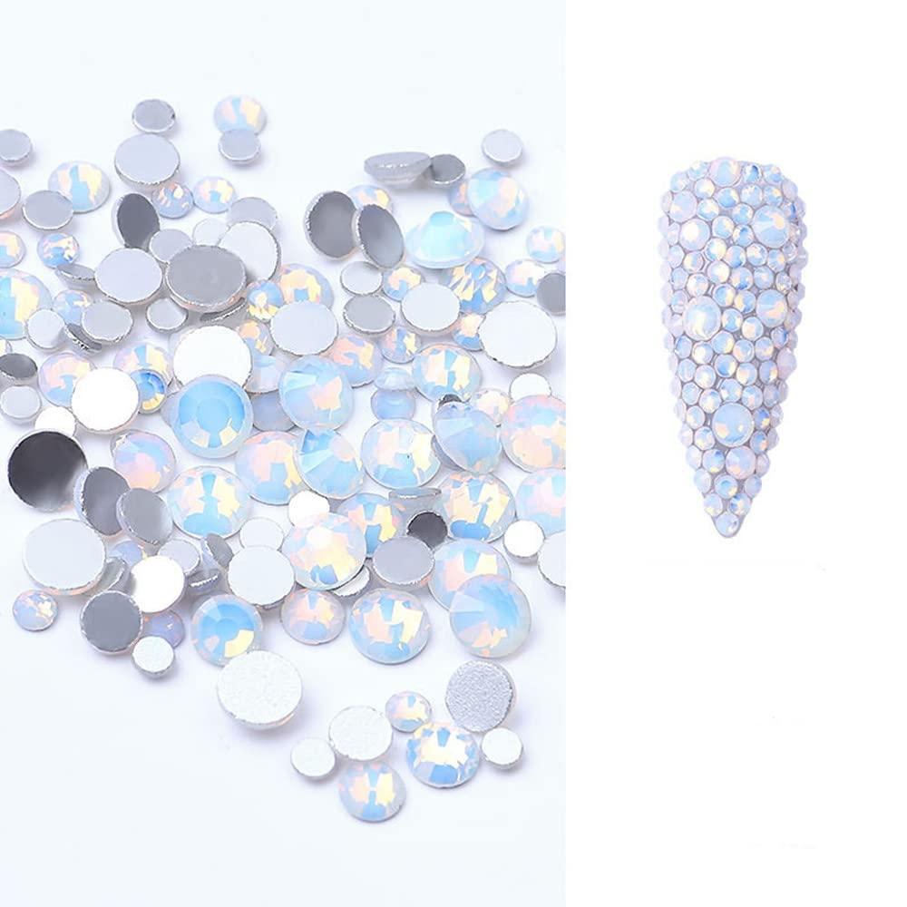1 PCS Nail Charms Laser Love Rhinestones Jewelry Nail Stones Pearl  Decoration Mixed Nail Art Accessories