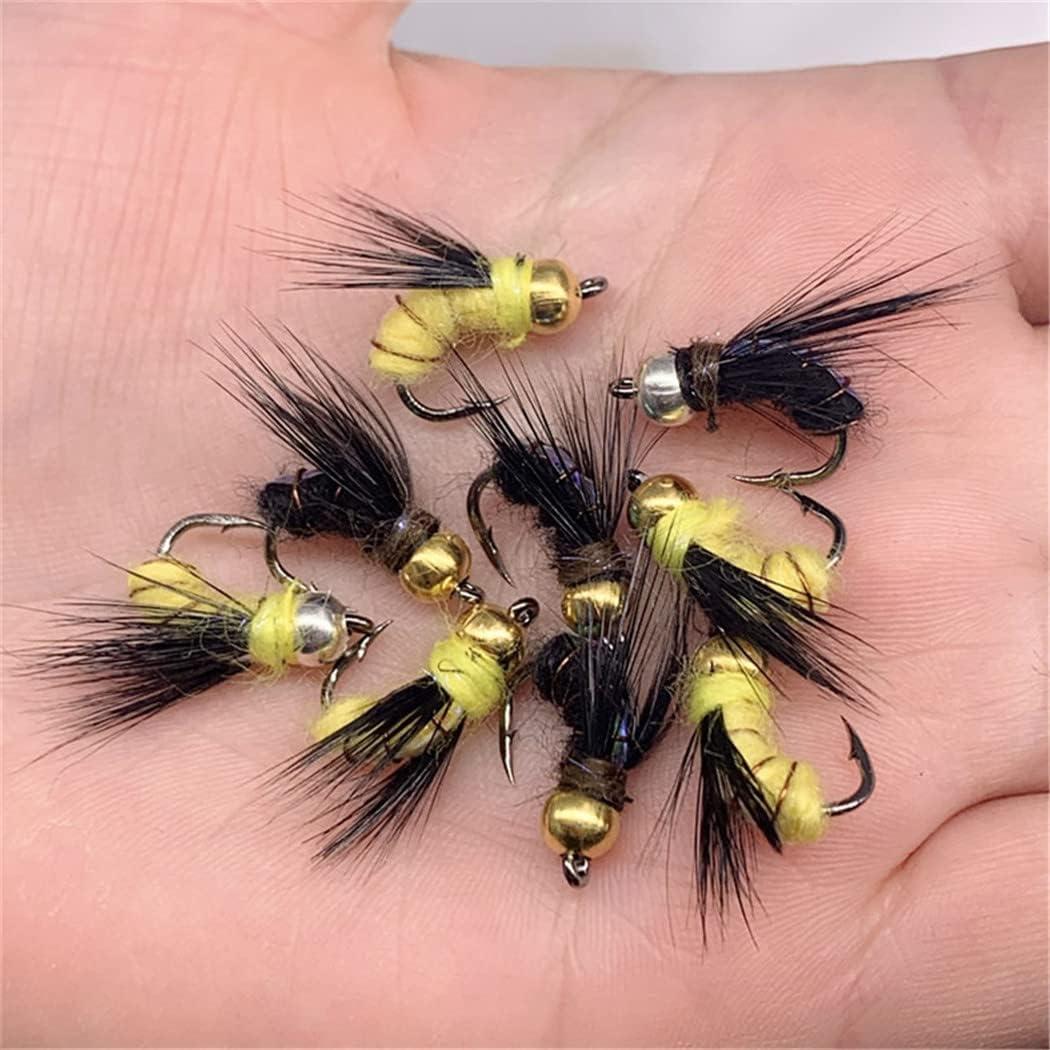 40-148Pieces/Box Trout Fly Fishing Assorted Flies Kit Nymph Dry