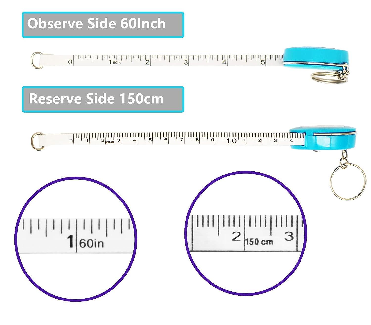 Soft Tape Measure Retractable Dual Sided Sewing Craft Cloth Measuring Tape  For Body Sewing Fabric