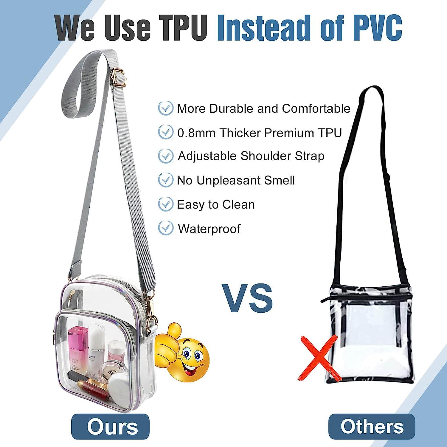  ProCase Clear Purse for Women, Crossbody Handbag Stadium  Approved See Through Shoulder Bag for Concert Game Sport Event : Sports &  Outdoors