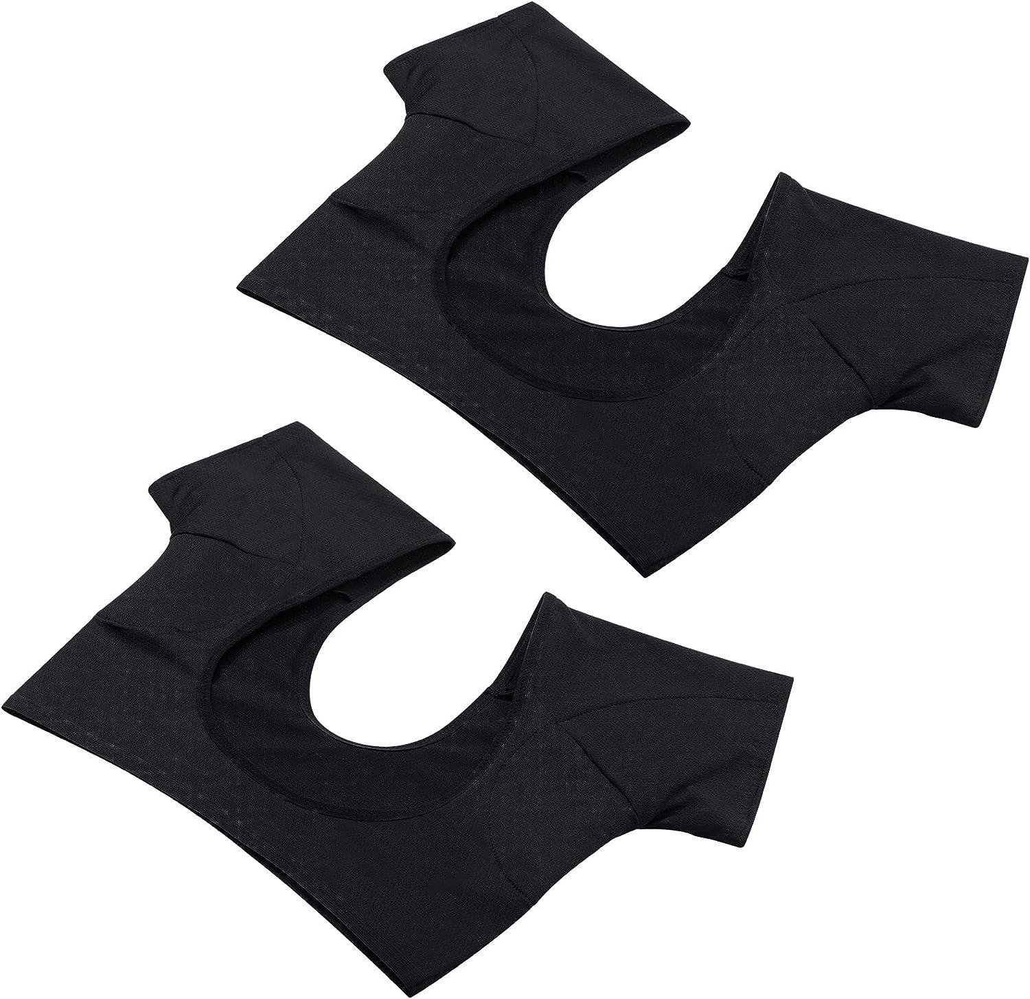 Underarm Sweat Vest Women Armpit Sweat Pads Washable Reusable - White