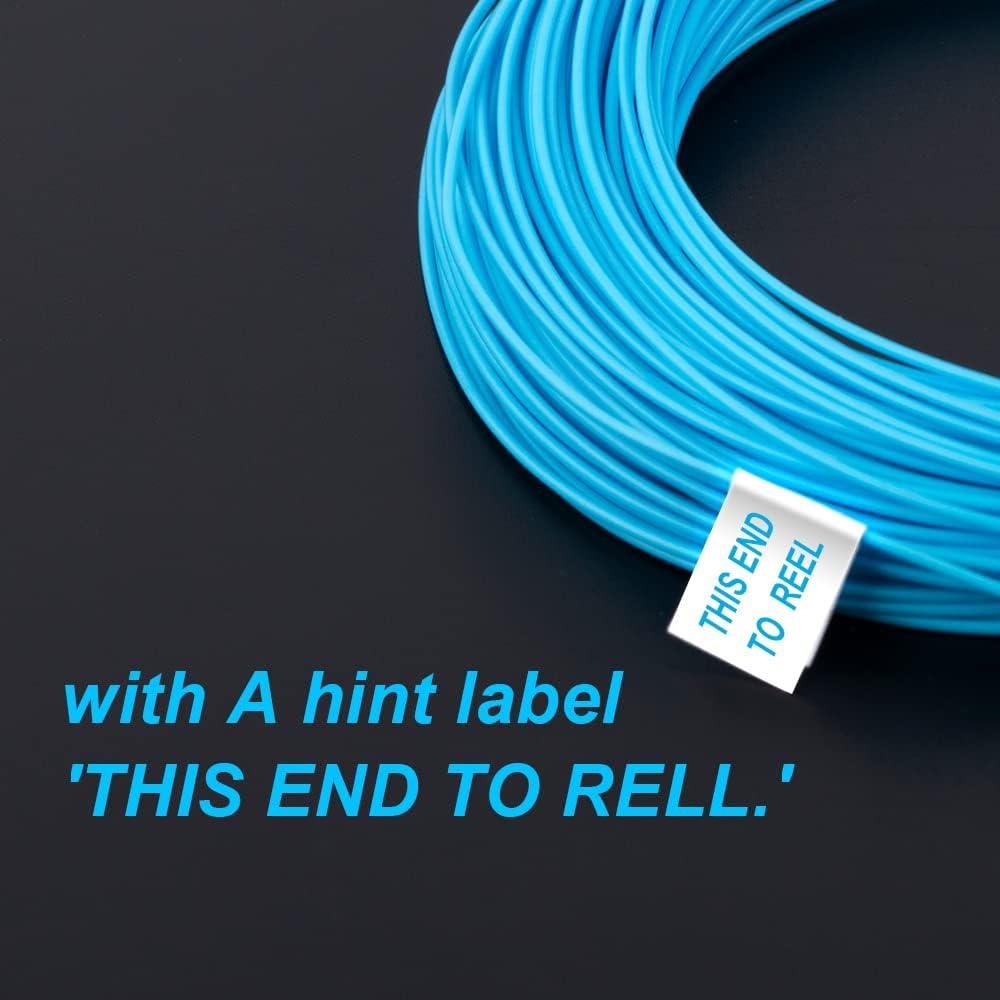 HERCULES Fly Fishing Line Floating Weight Forward Fly Line with Double  Welded Loop Teal Blue WF5F 100FT