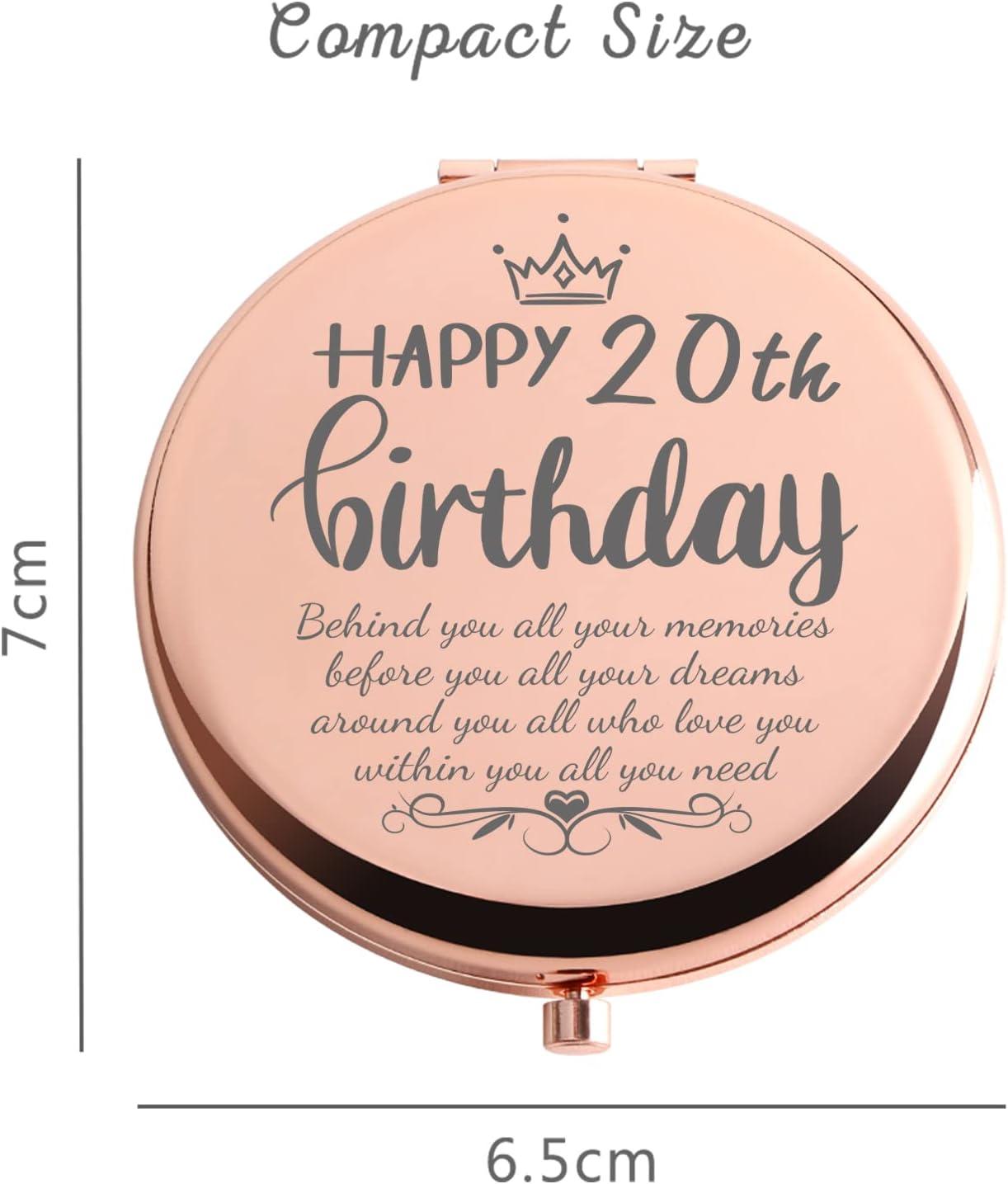 20th Birthday Gifts for Women Makeup Bag 20 Year Old Birthday