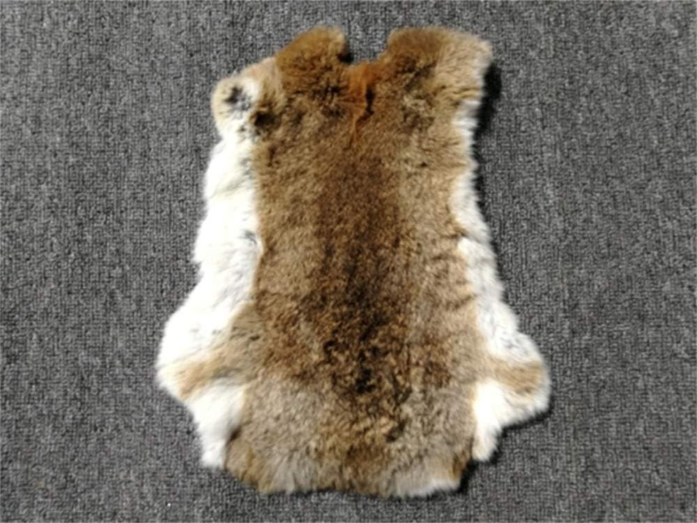 2xNatural Tanned Gray Rabbit Fur Hide -10 by 12 Rabbit Pelt with Sewing  Quality Leather (Natural Yellow Tan+ Natural Gray),2pack 1 Yellow Straw + 1  Steel Gray