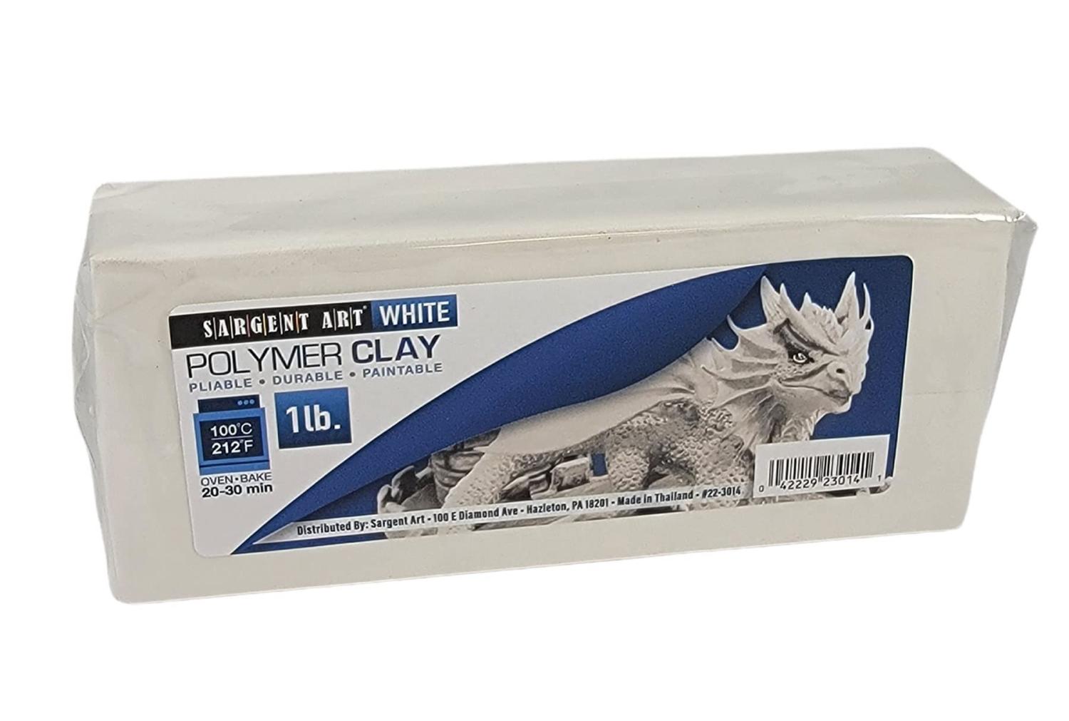 Sargent Art Polymer Gray Baking Clay Easy2Use/Soften 1 LBX3-3lbs
