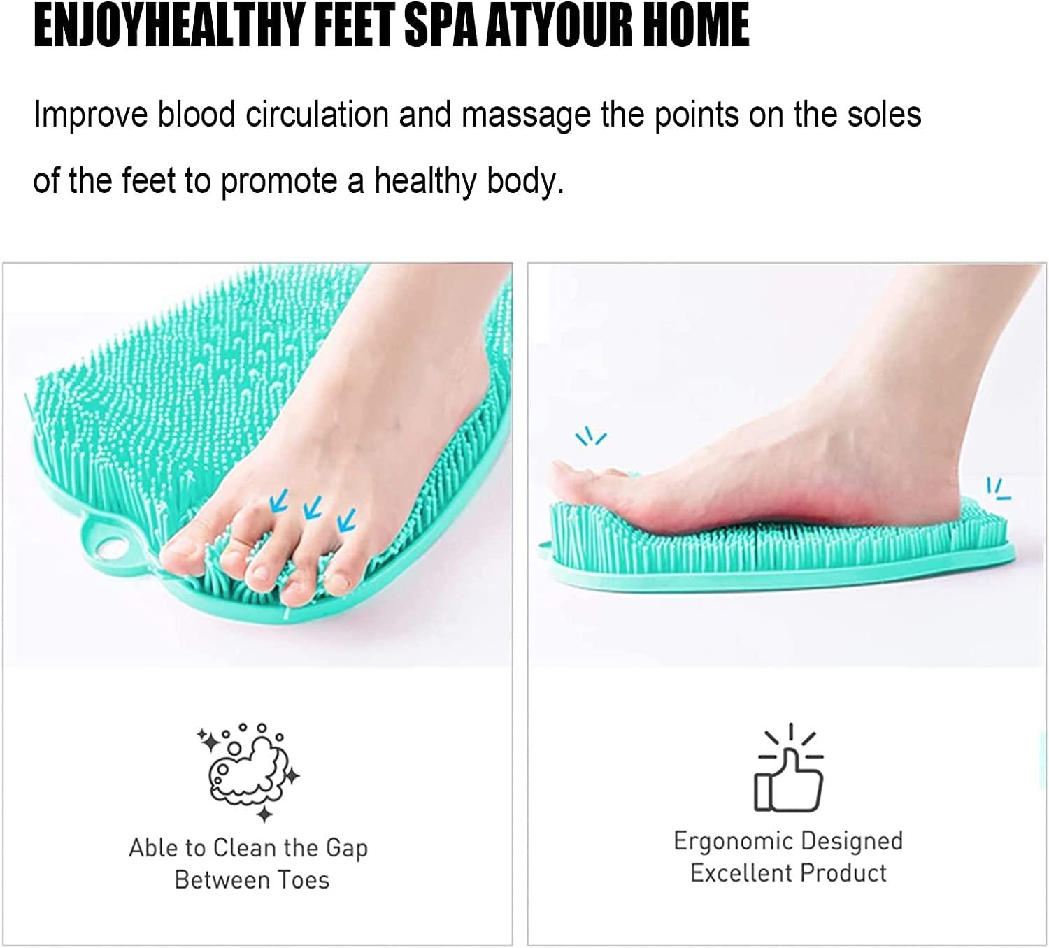 Foot Cleaner Shower Anti-slip Dead Skin Remover Bristle Slippers