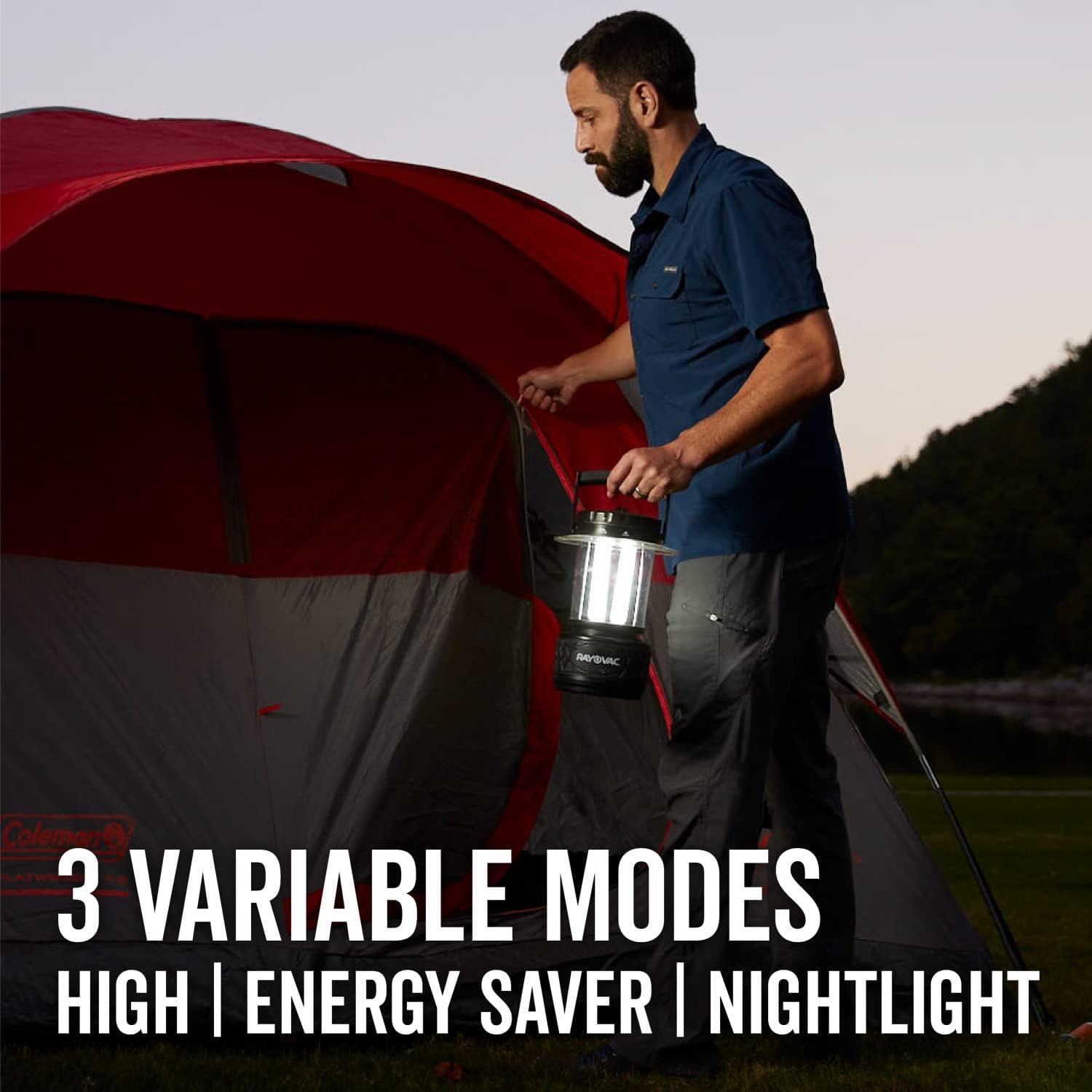 Rayovac Sportsman LED Camping Lantern, Battery Powered Lantern