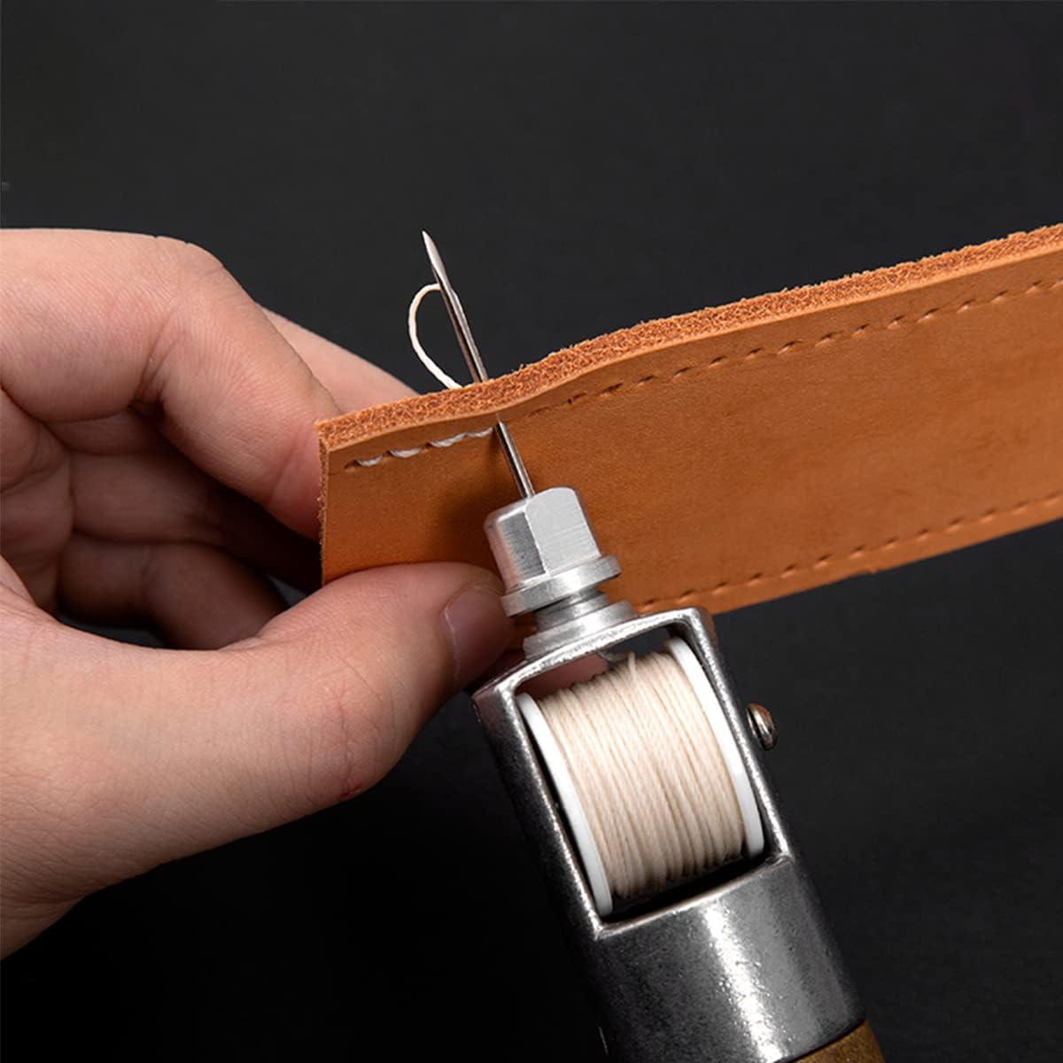 WUTA Professional Leather Craft Tools Kit Hand Sewing Stitching