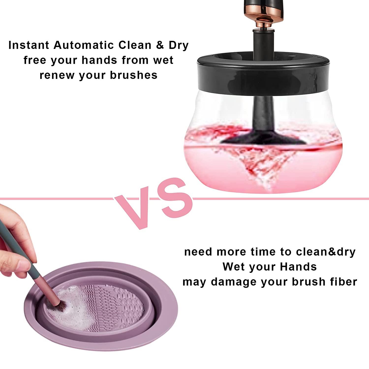 Makeup Brush Cleaner and Dryer Machine, Upgrade Super Fast Brush