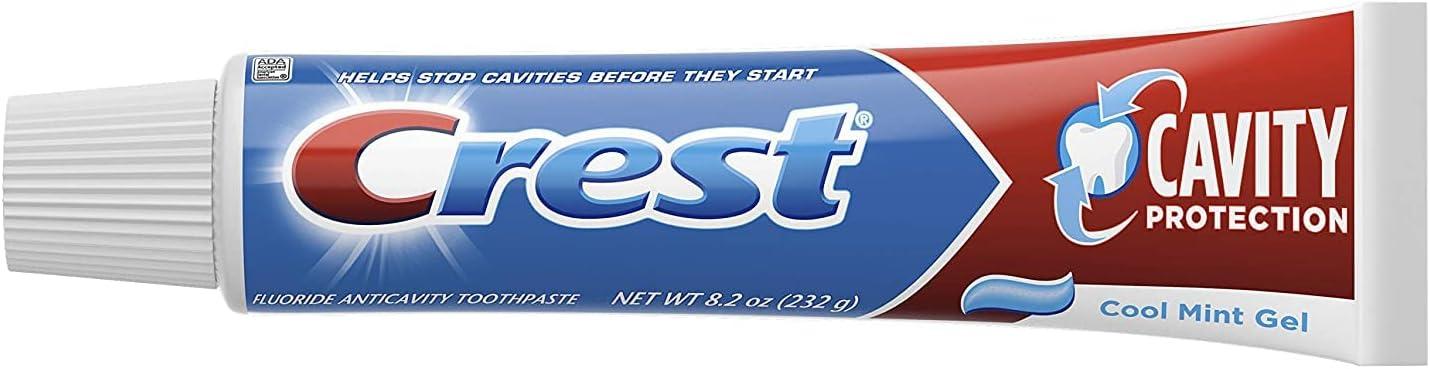 Crest Cavity Protection Toothpaste, Regular, 8.2 Oz (Pack of 6)