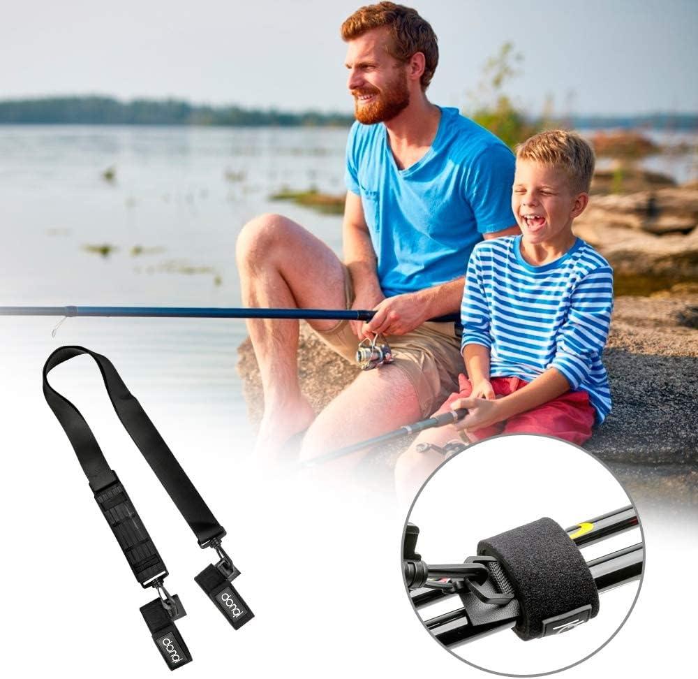 Fishing Rod Trackle Straps Belt - Fishing Rod Pole Carry Strap