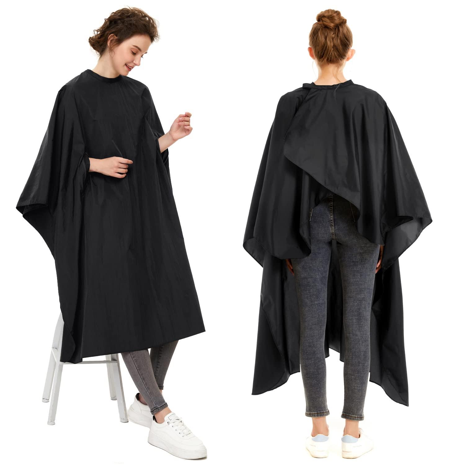  Barber Cape for Adults Haircut Salon Cape with Snaps Waterproof  Hairdressing Stylist Cape Gown -63*56(Camouflage B) : Beauty & Personal  Care