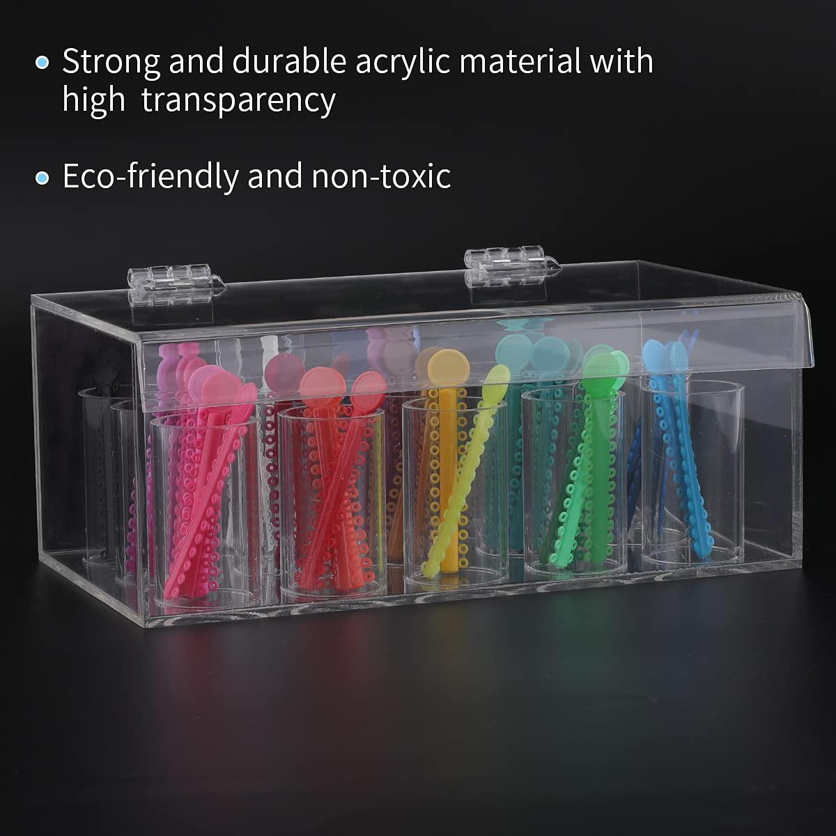 Other Oral Hygiene High Quality Dental Orthodontic Power Chain Dispenser  Placing Box Acrylic Rubber Band Organizer 230807 From 20,34 €