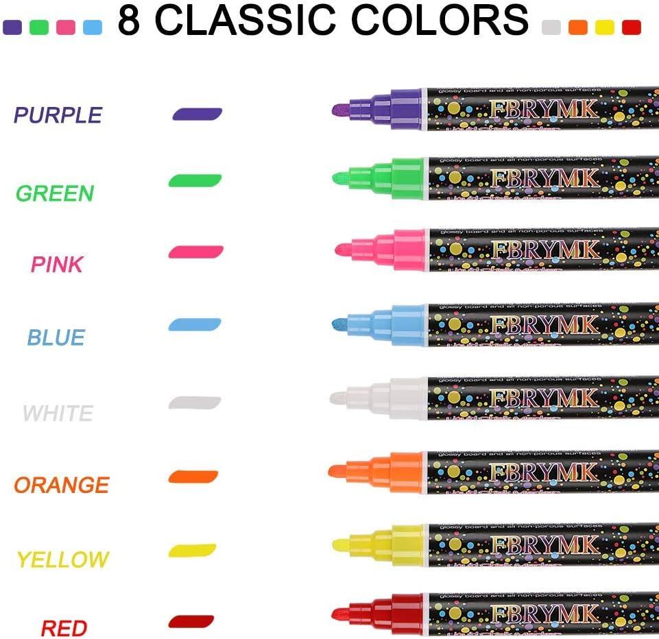 Creative Mark Wipe-Kleen Liquid Chalk Marker Neon Colors (Set Of 8)