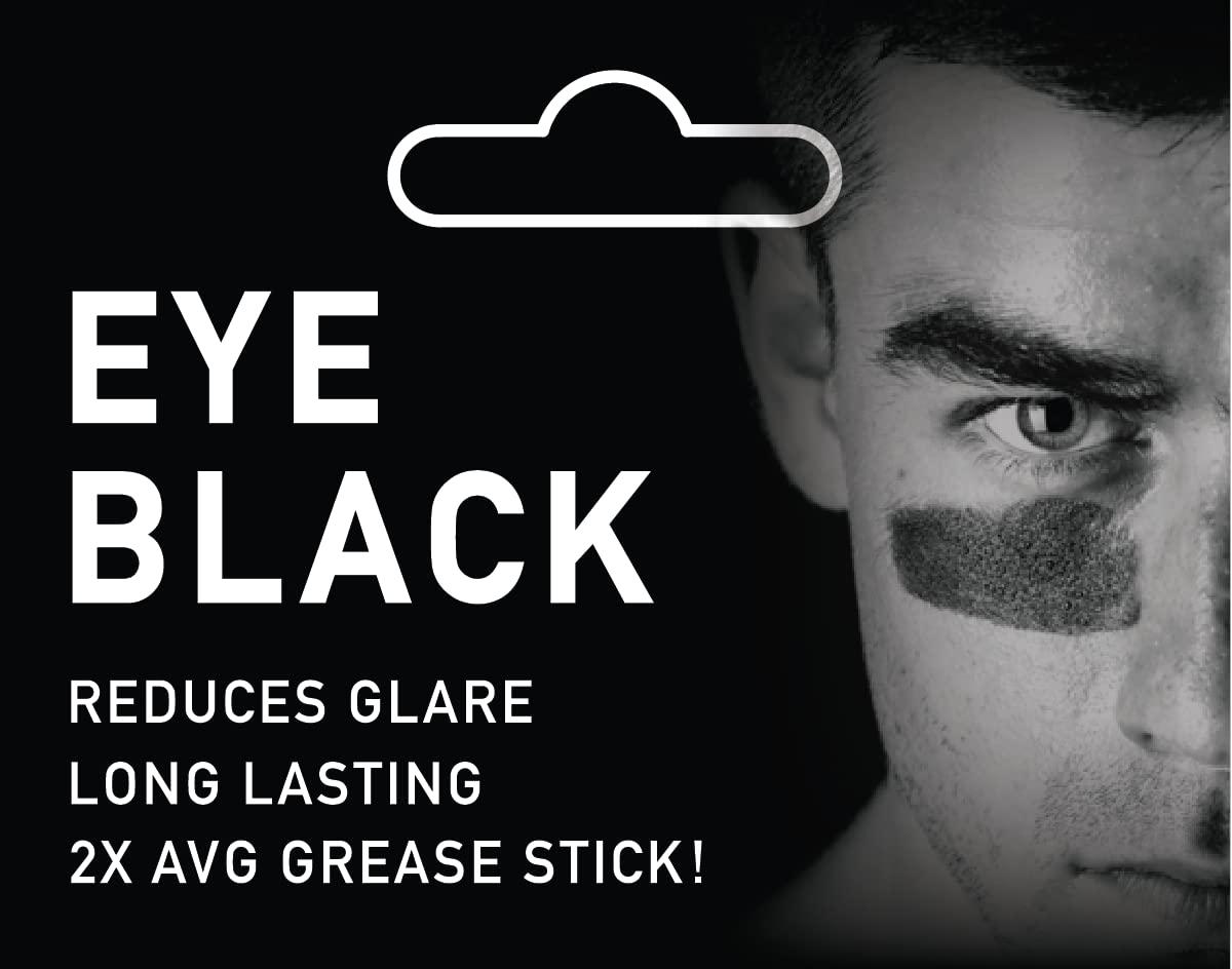 2X Eye Black Stick Baseball Football Stick Sporting Face Paint
