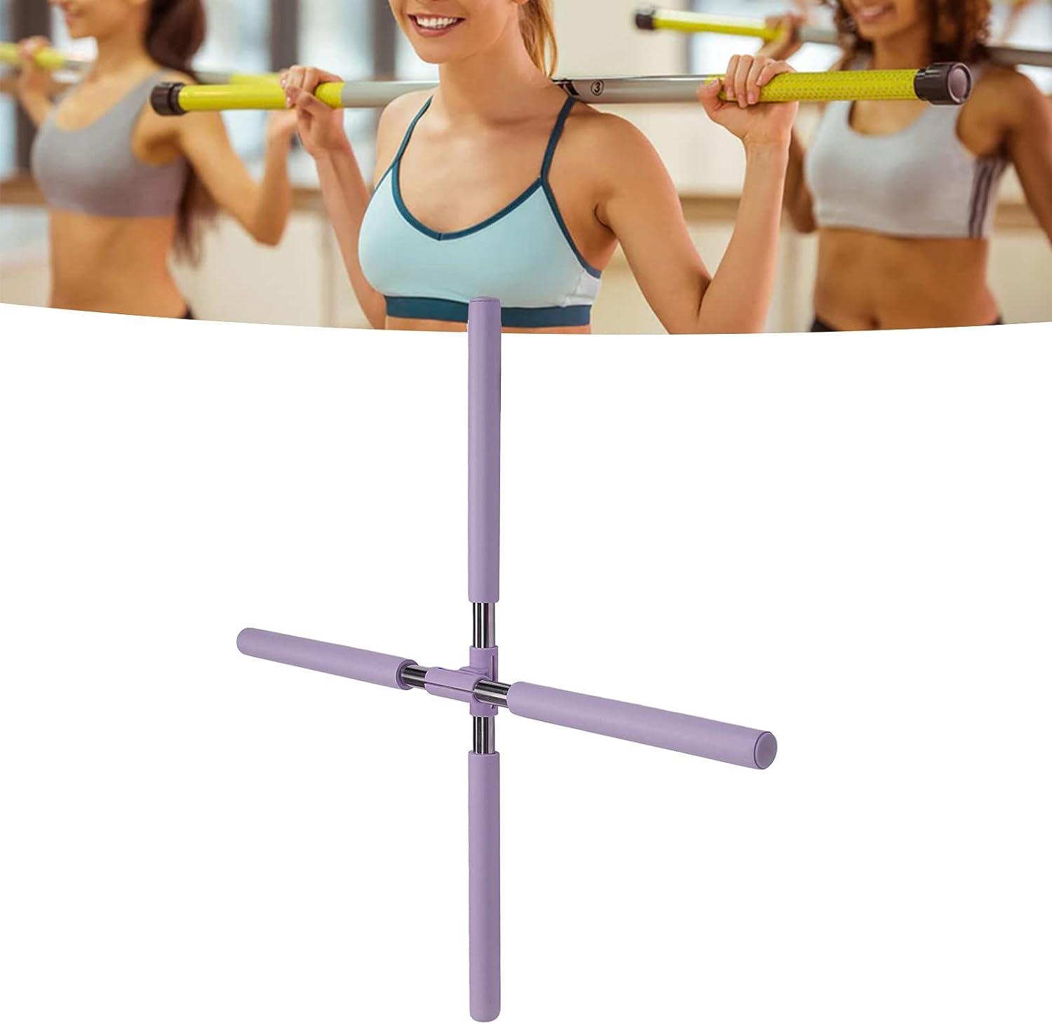 2 Pcs Yoga Sticks Stretching Tool Posture Correction Sticks Exercise Stick  Home Fitness Equipment 