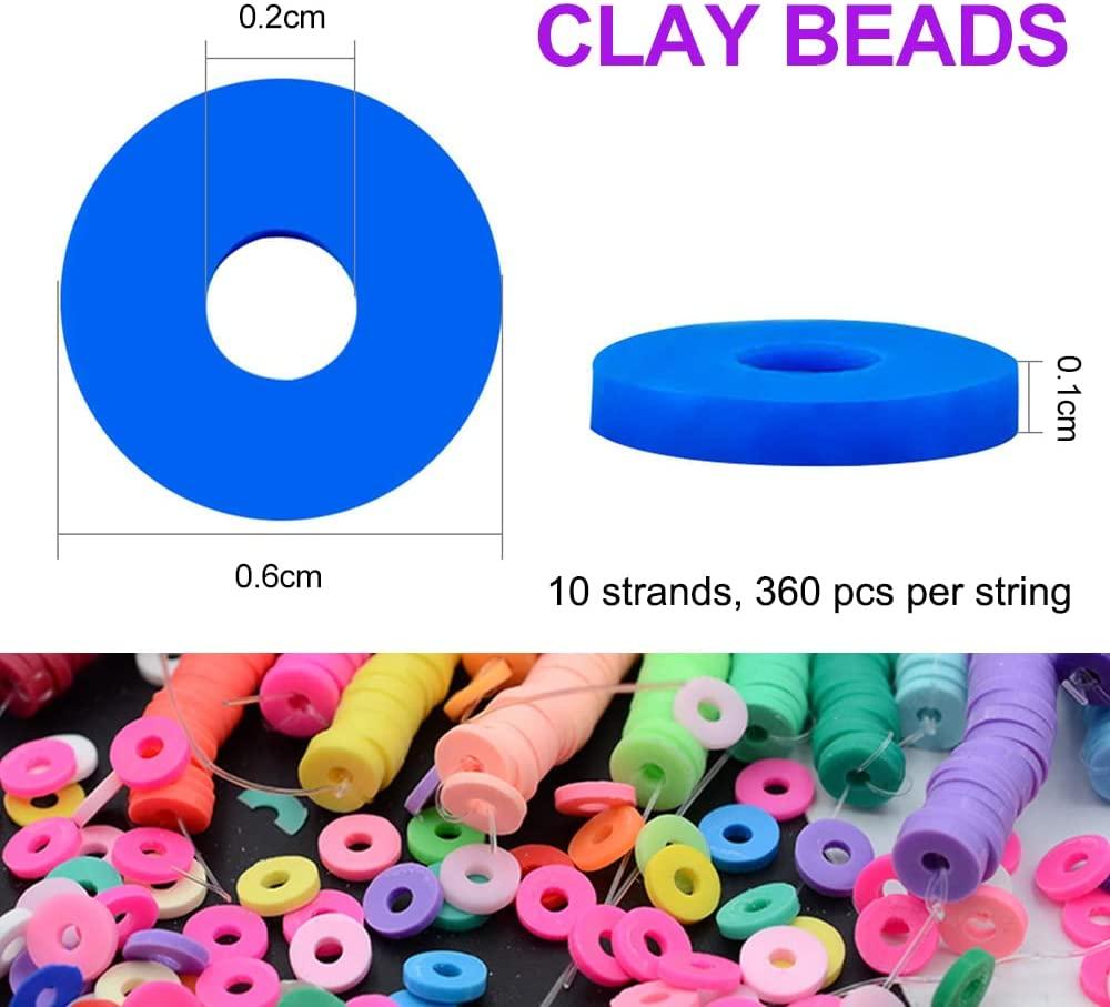5 Strands Handmade Polymer Clay Beads Strands 