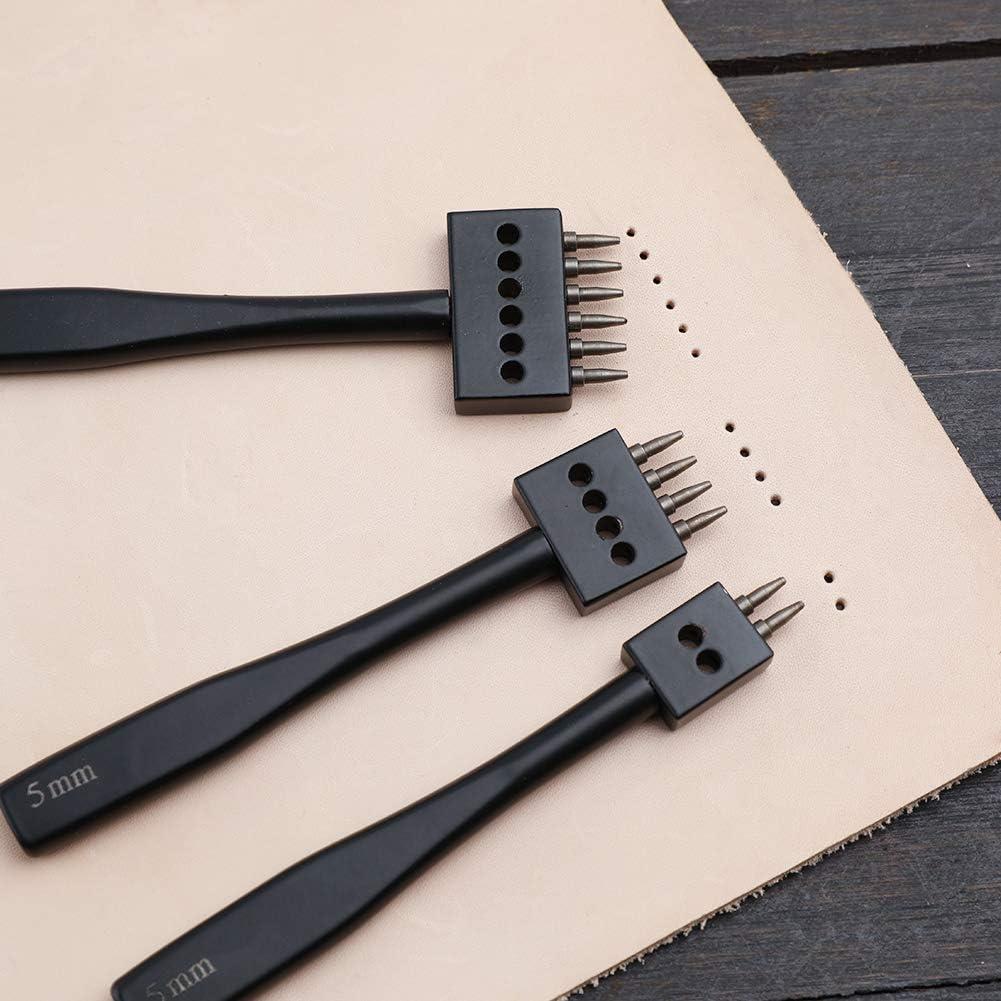 DIUDUS 3 Sizes 0.98/1.18/1.57 inch V-Shaped DIY Leather Cutting Tools Leather CR
