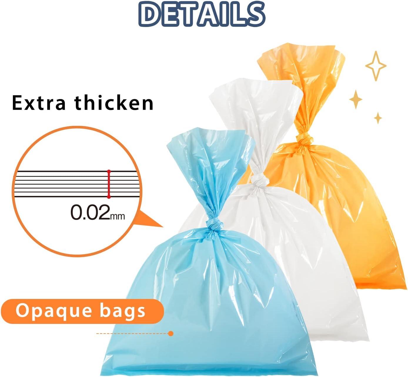 Bos Amazing Odor Sealing Baby Disposable Diaper Bags, Also for Pet Waste or Any