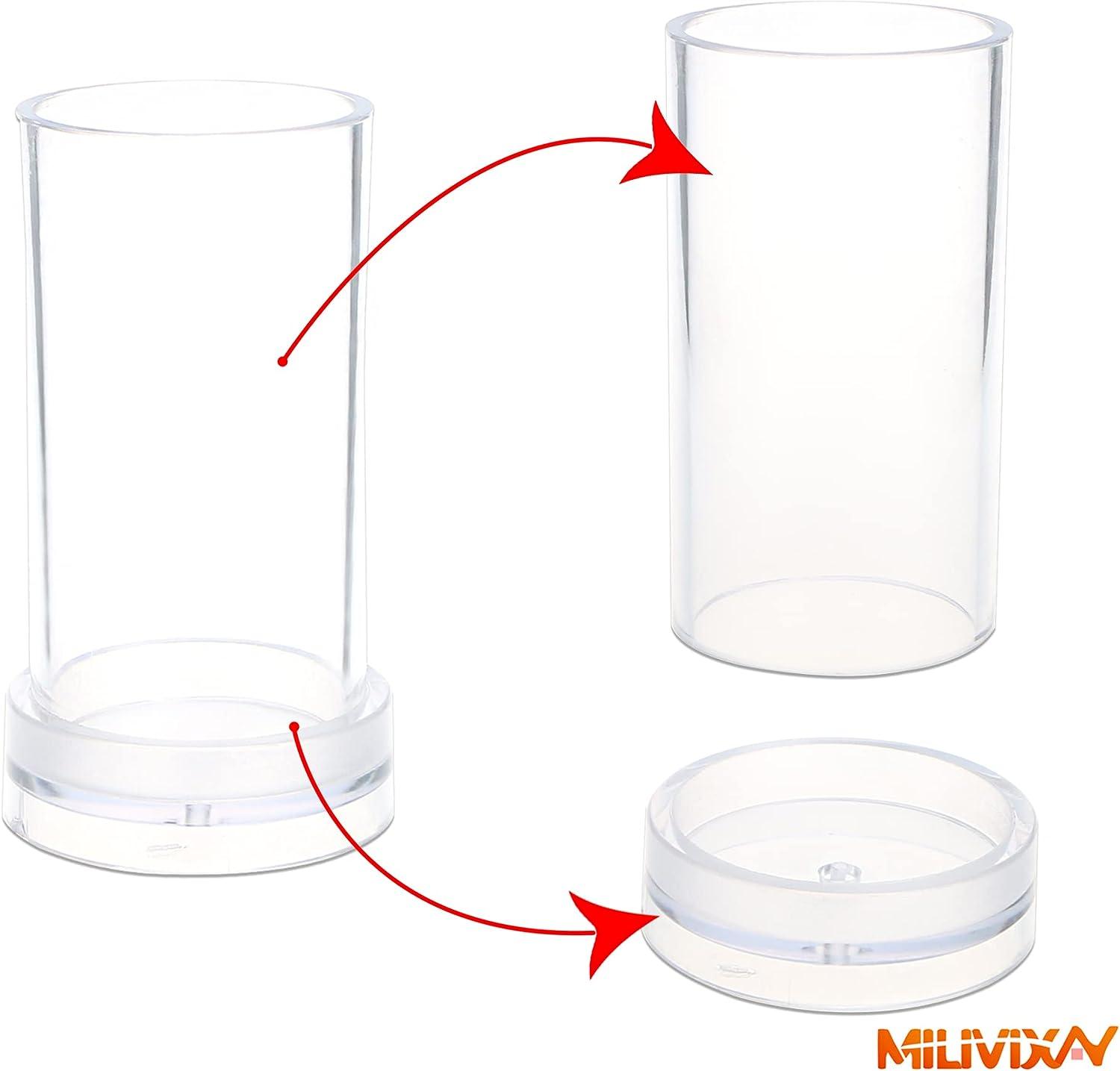 MILIVIXAY Candle Molds Durable Plastic Candle Molds for Making