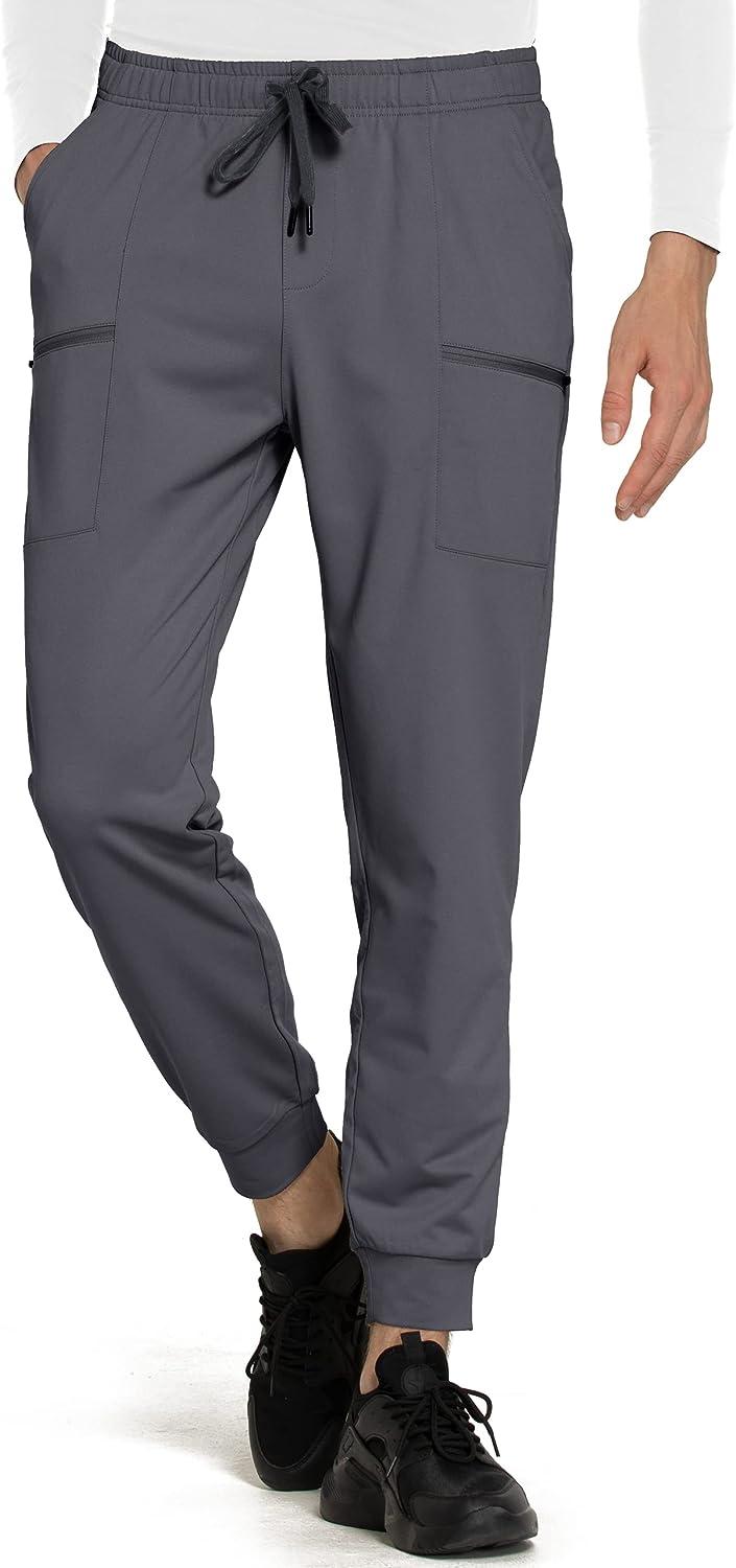 Buy ATICX ActiWear Polyester Slim Fit Track Pants for Men - Athletic Lower  for Sports, Running & Casual Wear with Zip Pockets - 4 Way Stretch Lycra  Gym Pants Online at Best