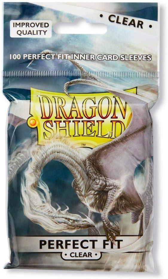 2 Packs Dragon Shield Inner Sleeve Clear Standard Size 100 ct Card Sleeves  Individual Pack
