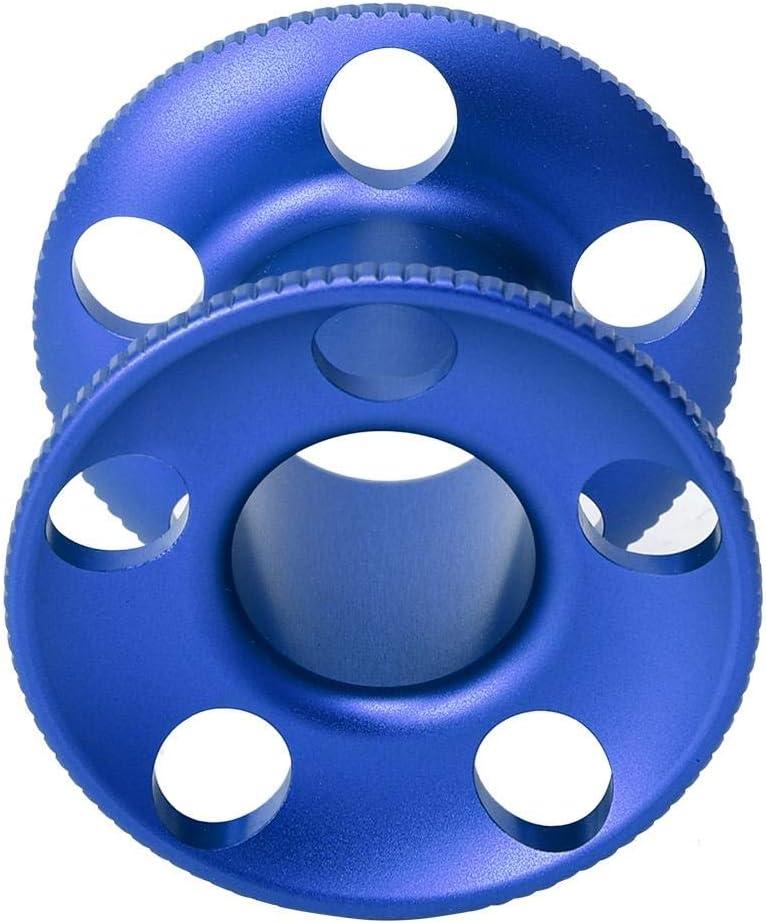 Aluminum Alloy Diving Reels, Lightweight Underwater Finger Spool Reel for  Free Diving Snorkeling (Blue)