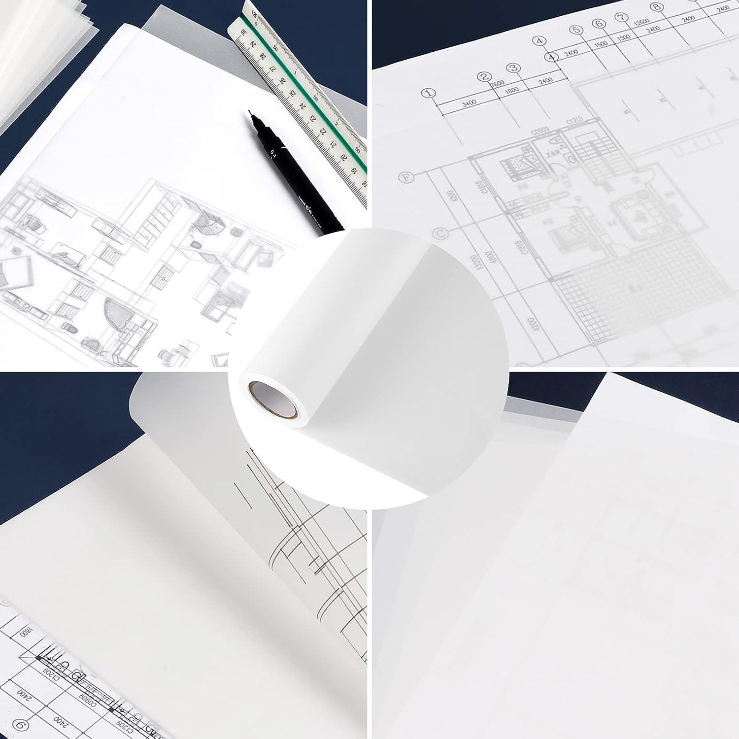 Buy 120 Sheets Deli Paper Sheets Transparent Paper Translucent Clear Paper  Tracing Paper for Drawing Wax Paper Printing Sketching Calligraphy Pencil  Ink Markers, White (12 x 12 Inch) Online at desertcartINDIA