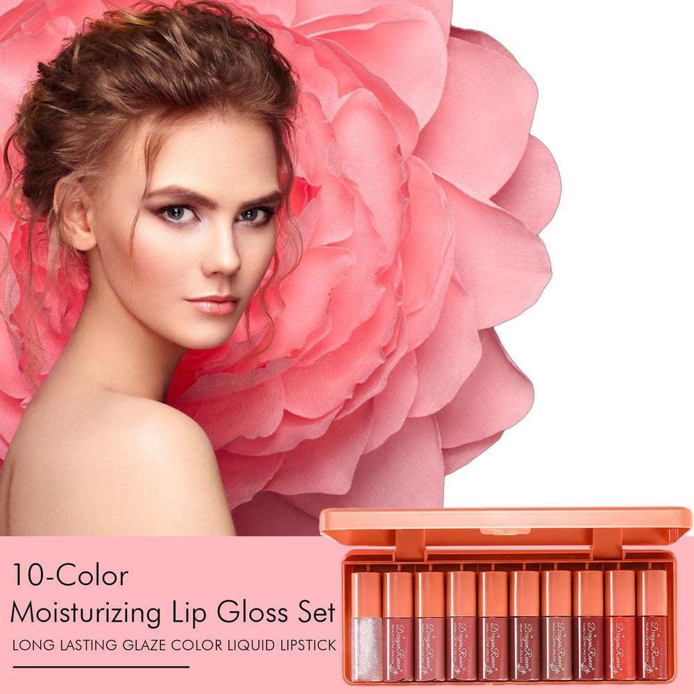 10color Matte Lips Lipstick Lip Gloss Long Lasting Moisture