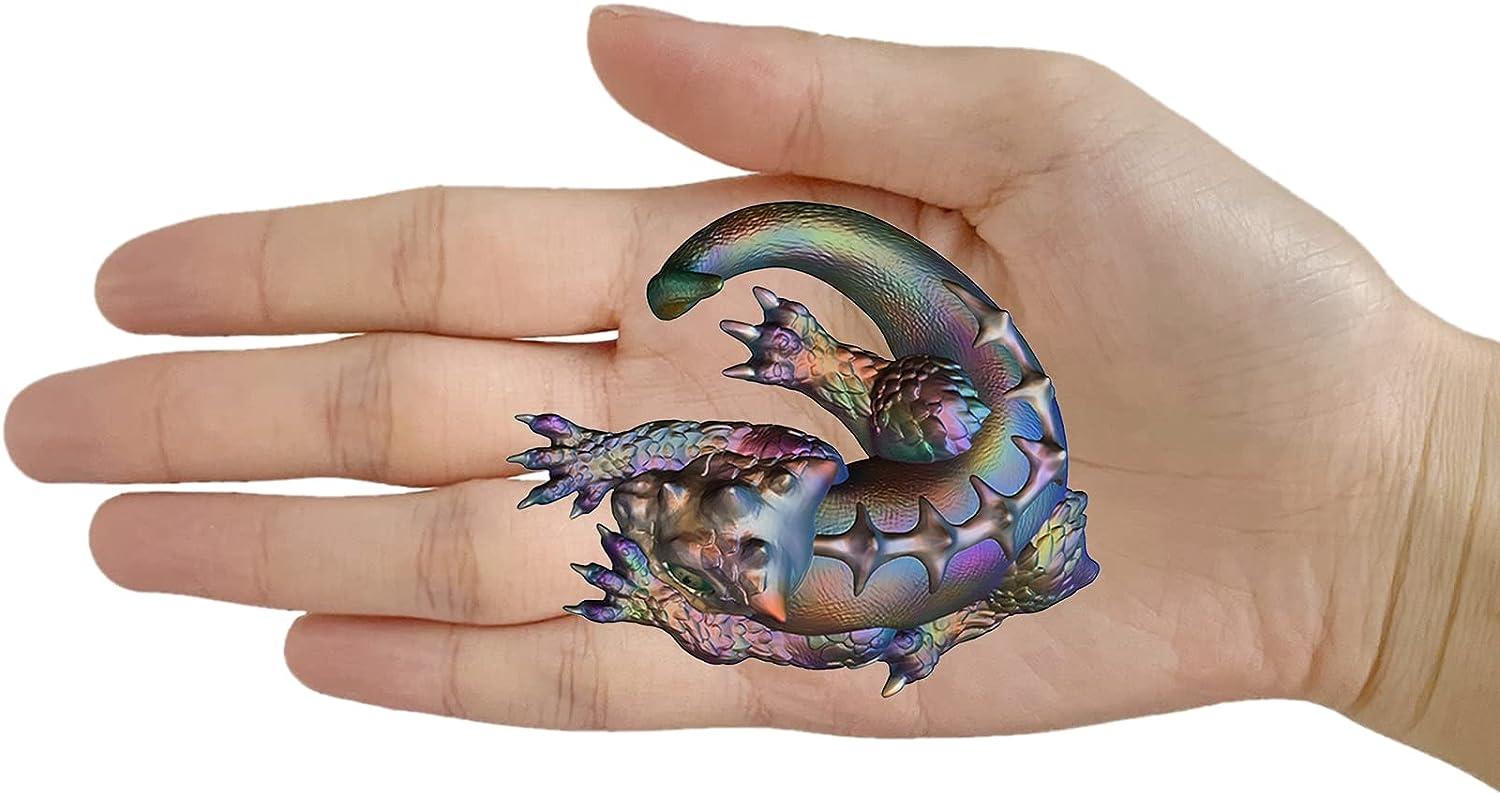 KAKIWYHHH Water Dragon 3D Epoxy Resin Silicone Mold for Fondant Sugar Craft Cake Topper Decorating Polymer Clay Plaster