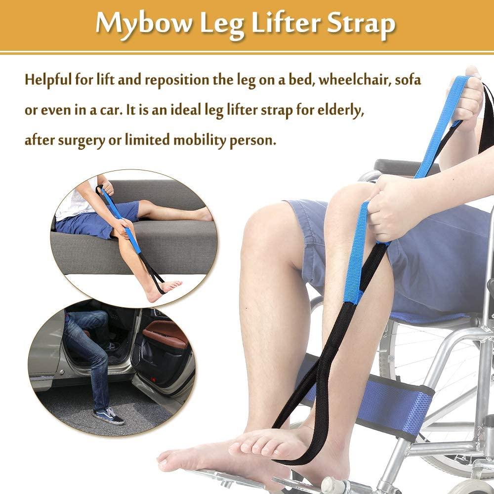 Medical Leg Lifter Strap Assist Physical Therapy Elderly Leg